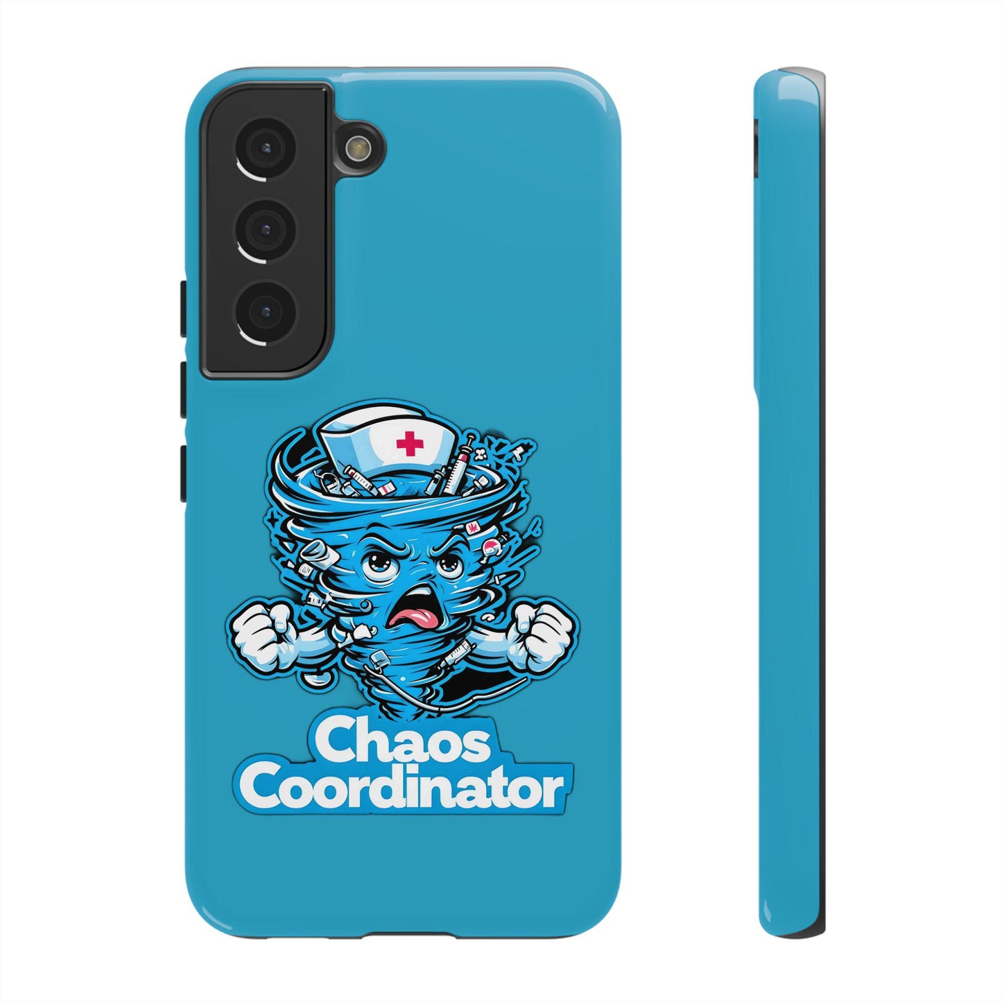 Chaos Coordinator Phone Case: Funny Nurse Gift, Healthcare Hero Tough Case