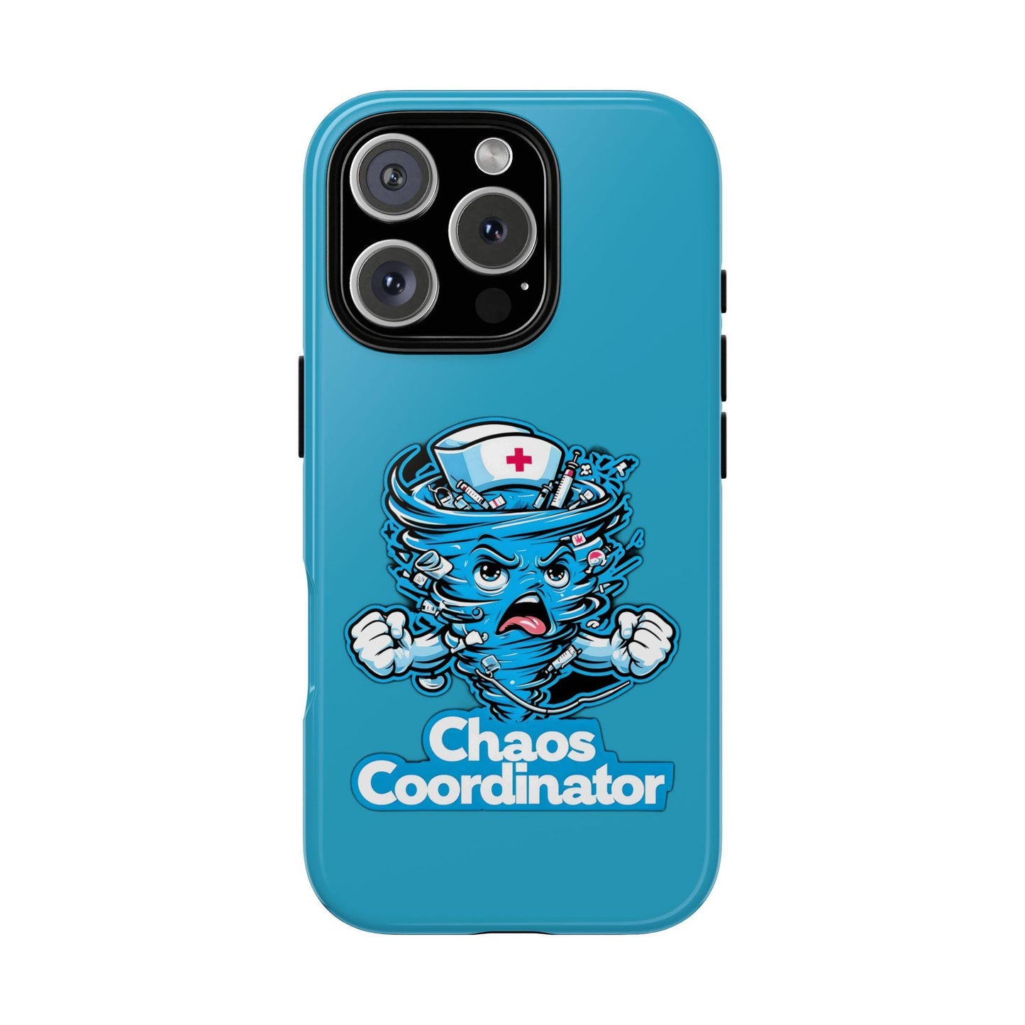 Chaos Coordinator Phone Case: Funny Nurse Gift, Healthcare Hero Tough Case