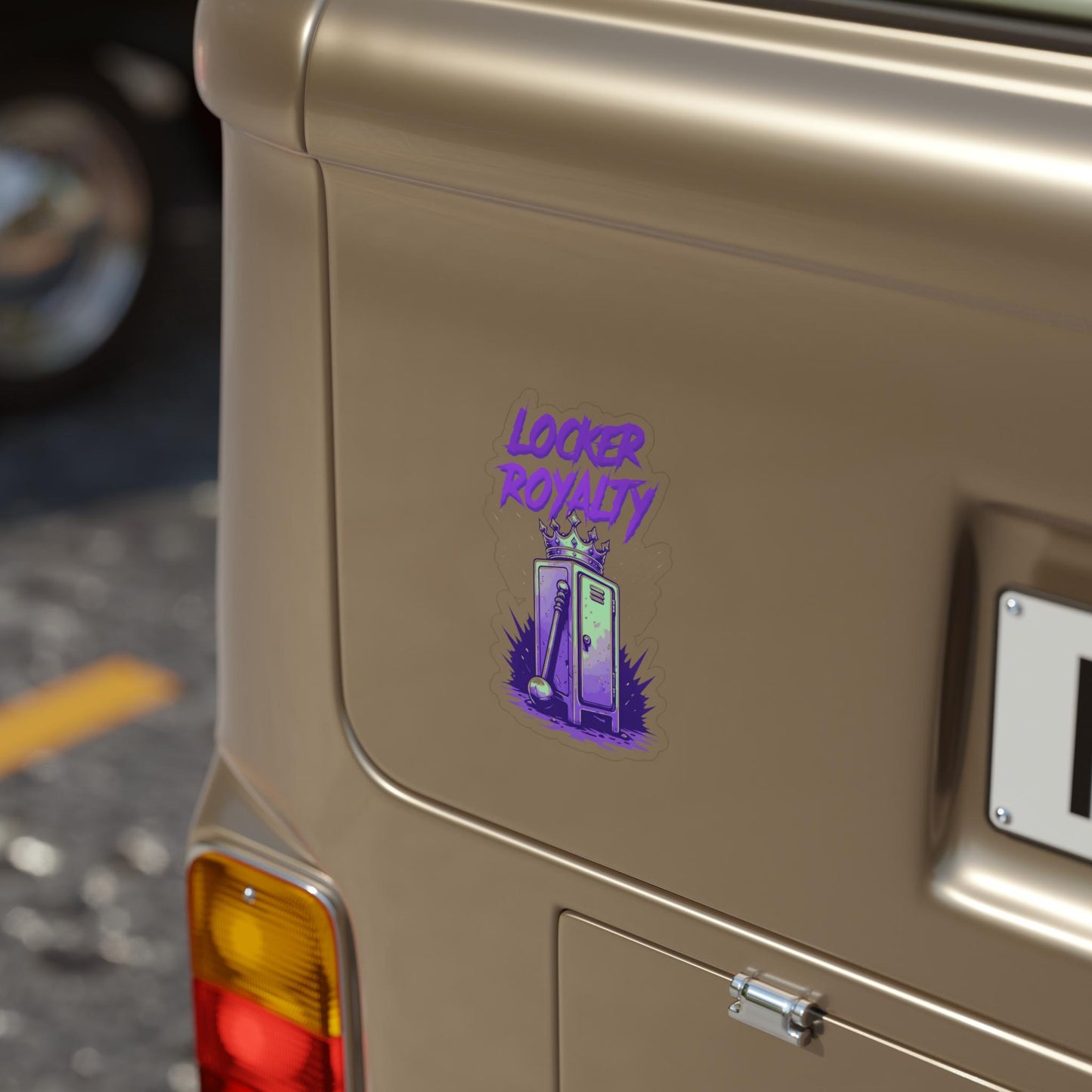 Die-Cut Outdoor Stickers, Locker Royalty Cool Sports Decal, Custom Vehicle Stickers, Unique Gift for Gamer, Hipster Vibe
