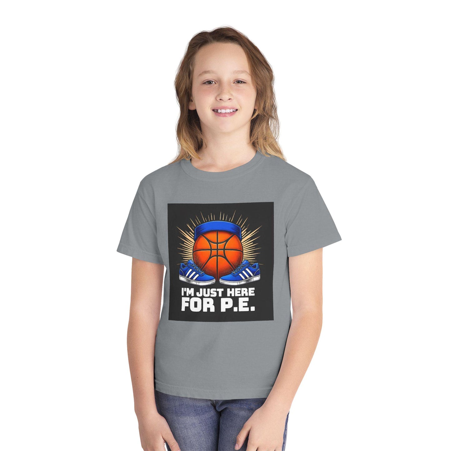 Youth Basketball Graphic Tee: Motivational Kids Sports Shirt