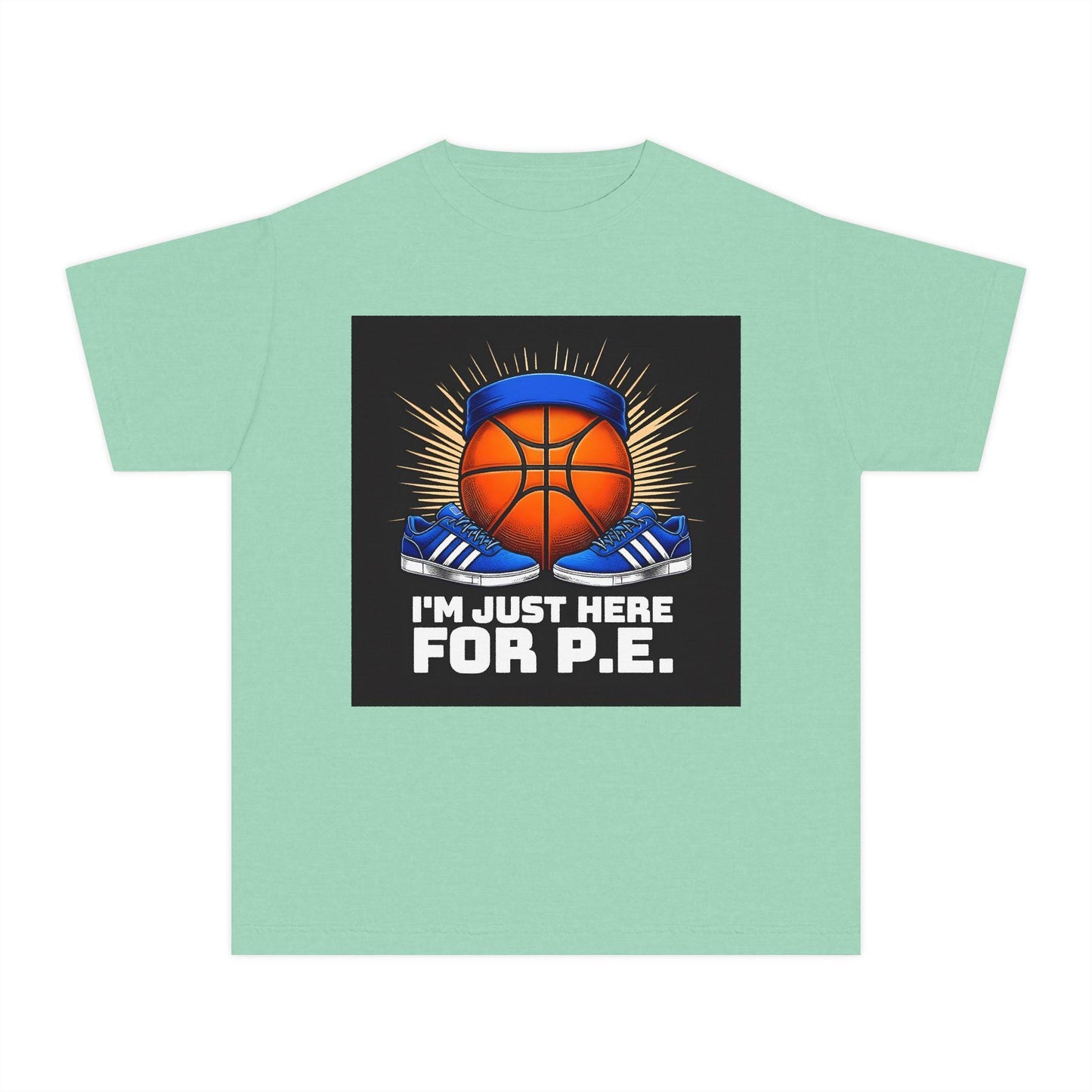 Youth Basketball Graphic Tee: Motivational Kids Sports Shirt