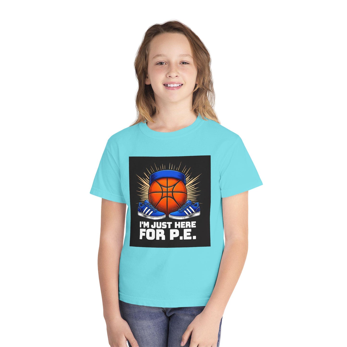 Youth Basketball Graphic Tee: Motivational Kids Sports Shirt