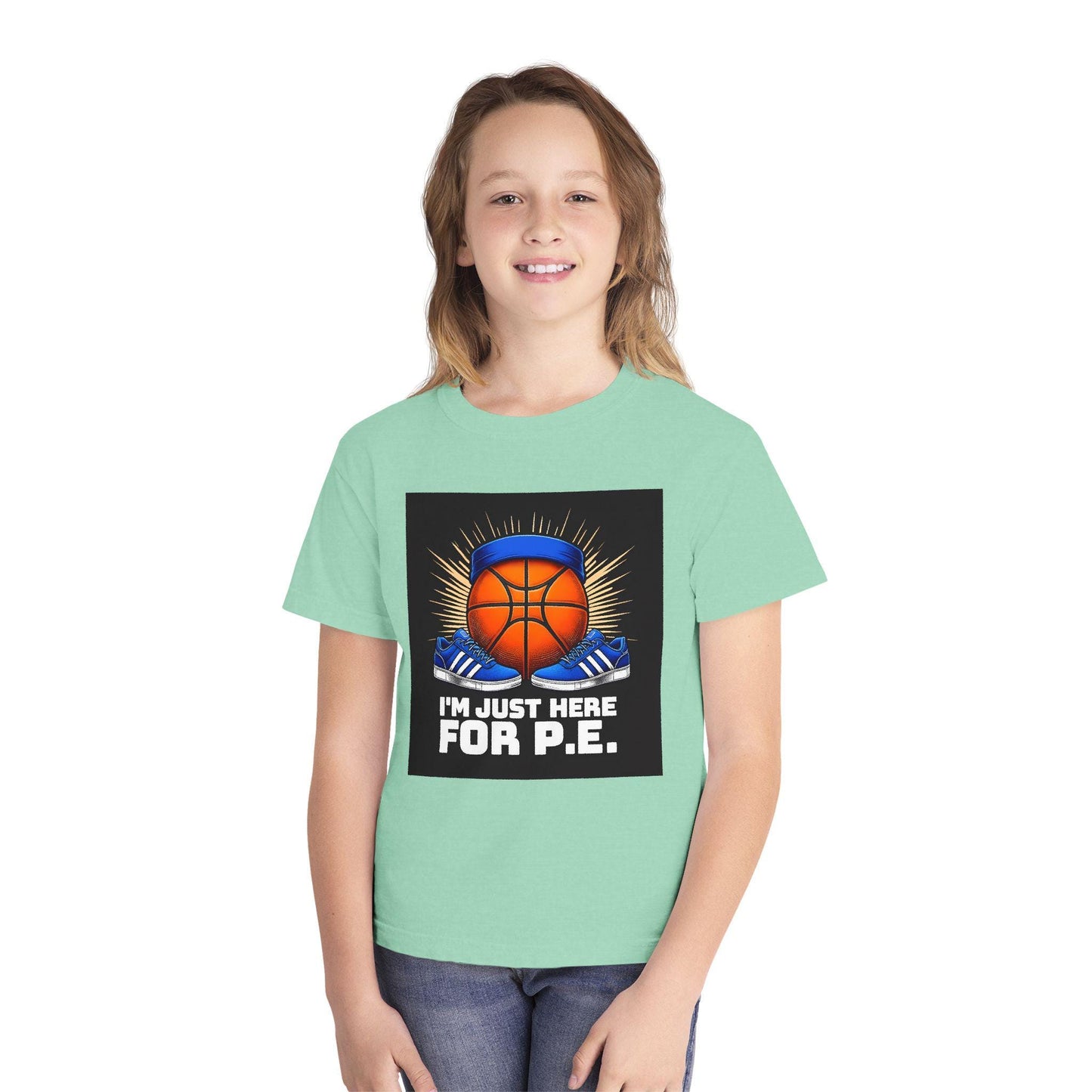 Youth Basketball Graphic Tee: Motivational Kids Sports Shirt