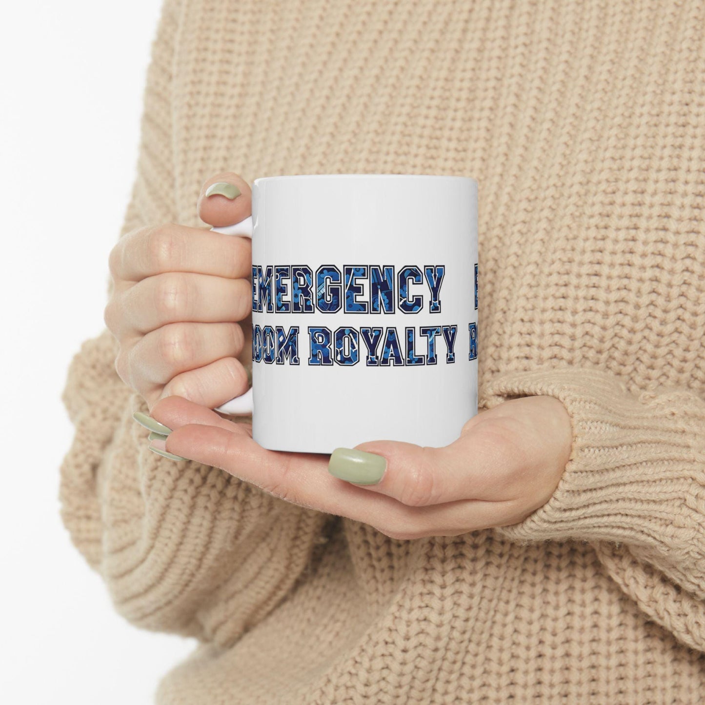 Emergency Room Royalty Ceramic Mug: Gift for Nurses & Medical Staff