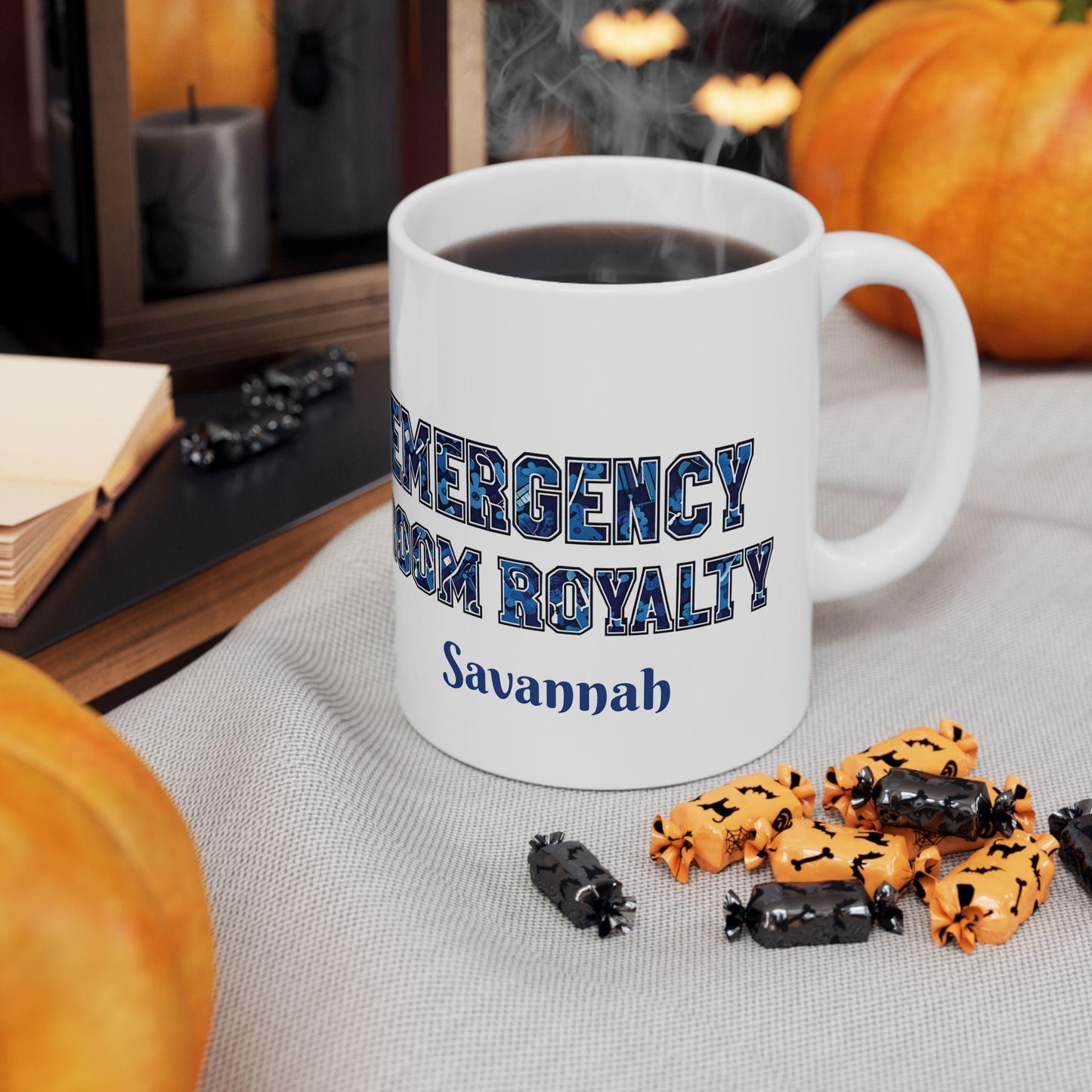 Emergency Room Royalty Ceramic Mug: Gift for Nurses & Medical Staff