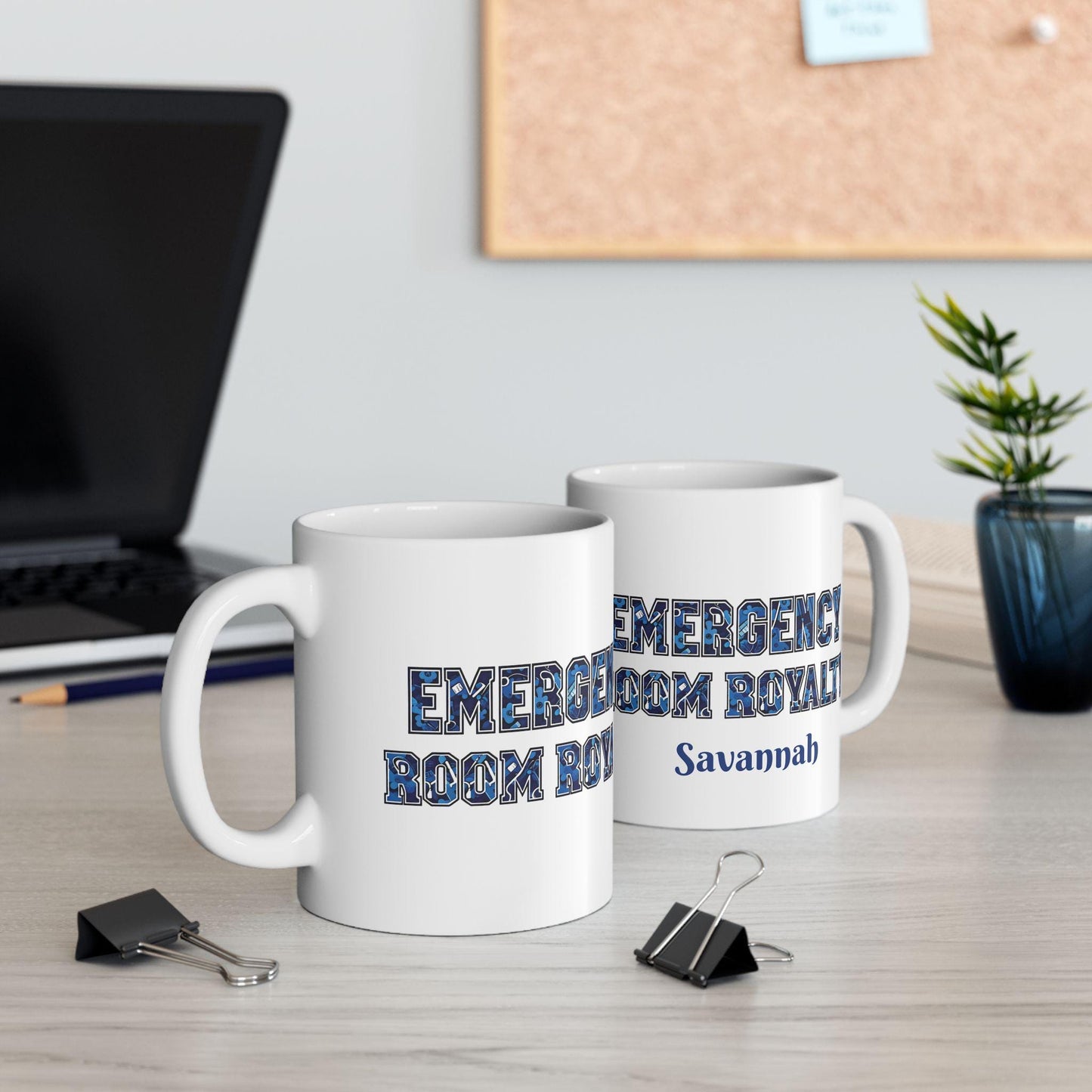Emergency Room Royalty Ceramic Mug: Gift for Nurses & Medical Staff