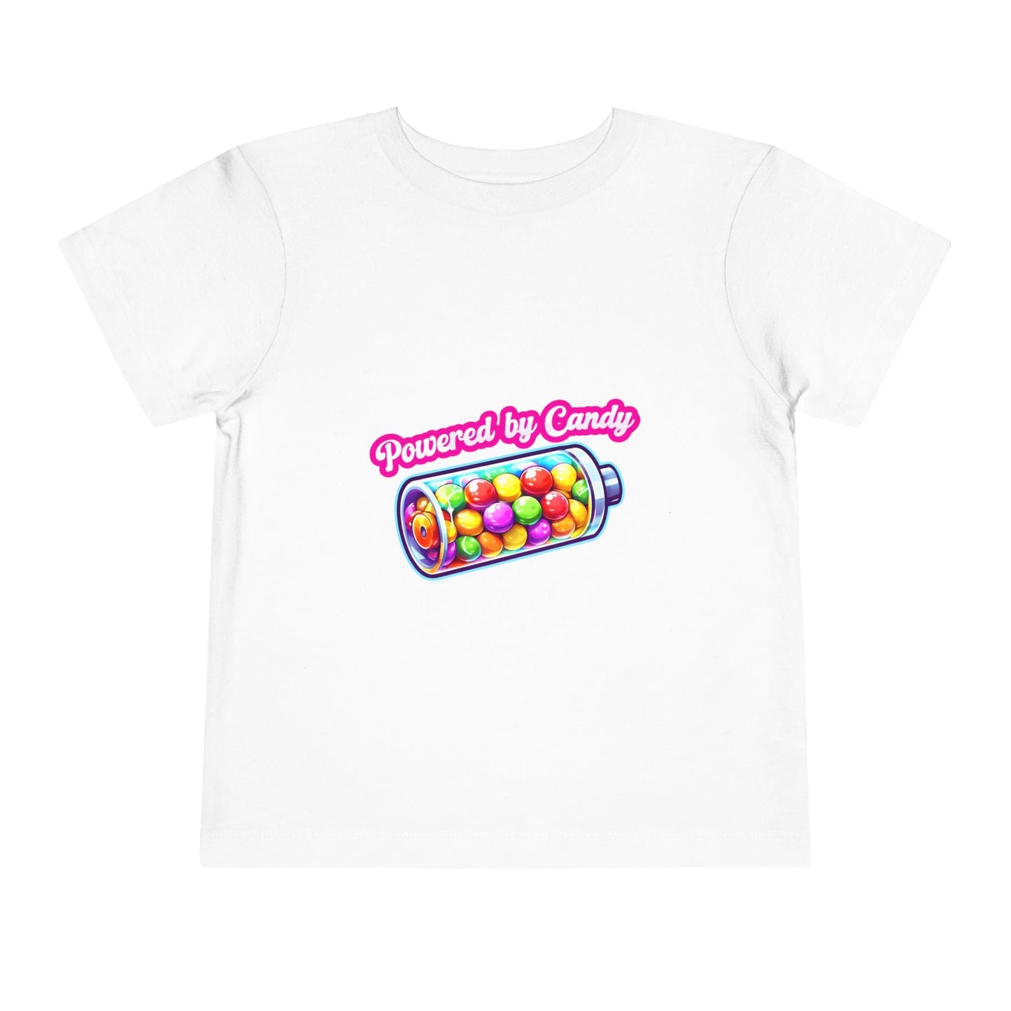 Toddler "Powered by Candy" Tee: Playful Kids' Fashion