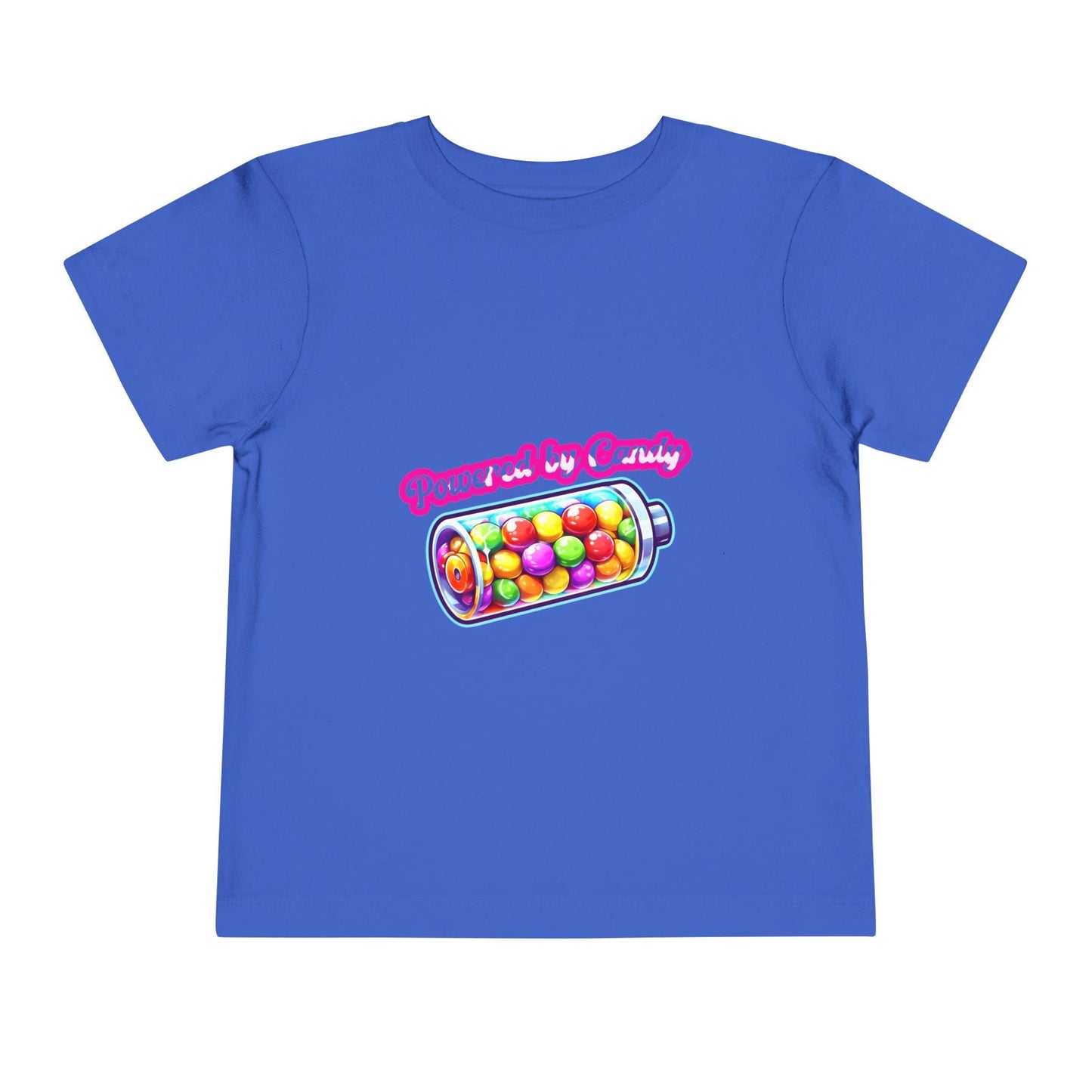 Toddler "Powered by Candy" Tee: Playful Kids' Fashion