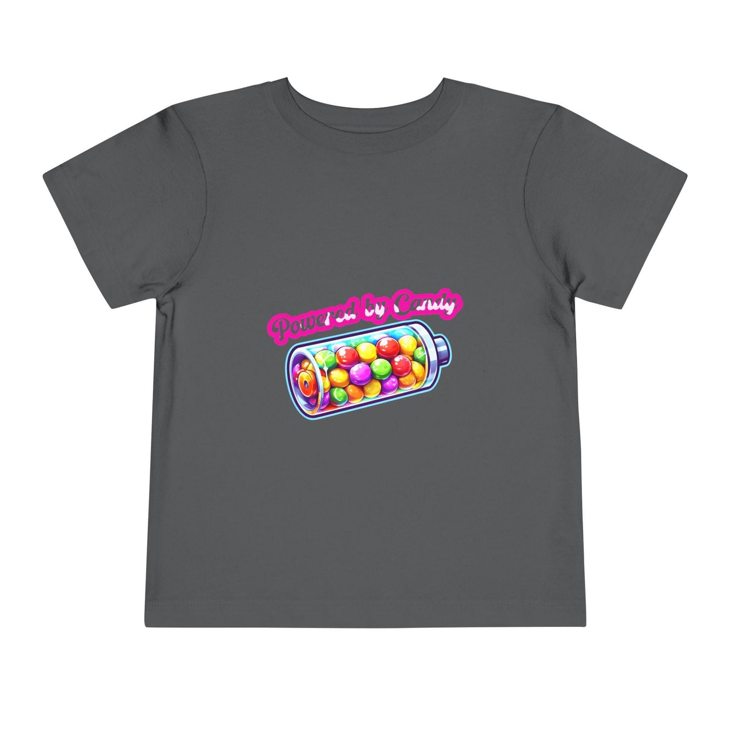 Toddler "Powered by Candy" Tee: Playful Kids' Fashion