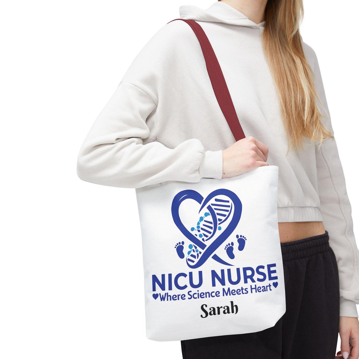 NICU Nurse Tote Bag: Science Meets Heart, Healthcare Gift