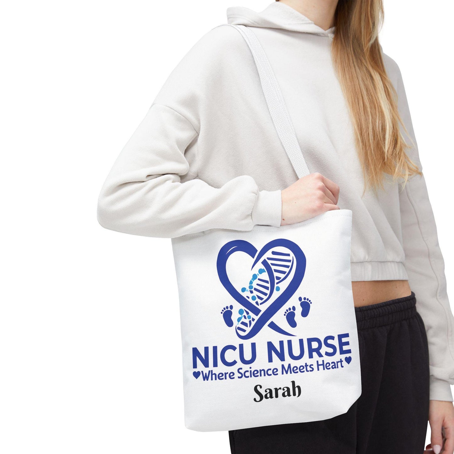 NICU Nurse Tote Bag: Science Meets Heart, Healthcare Gift
