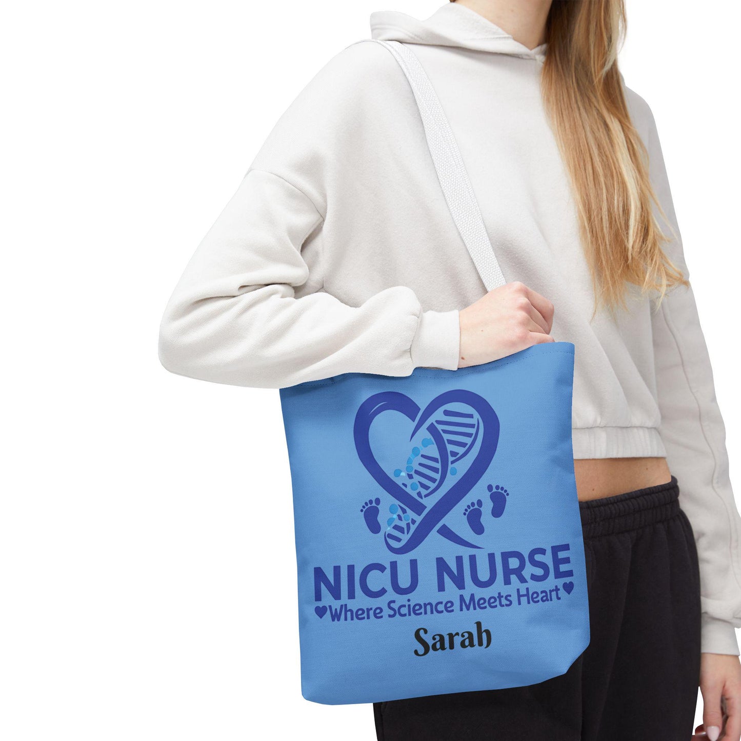 NICU Nurse Tote Bag: Science Meets Heart, Healthcare Gift