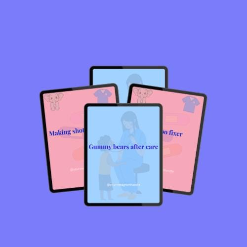 Pediatric Nurse Quote Templates: Canva Editable Social Media Bundle (PDF Download)