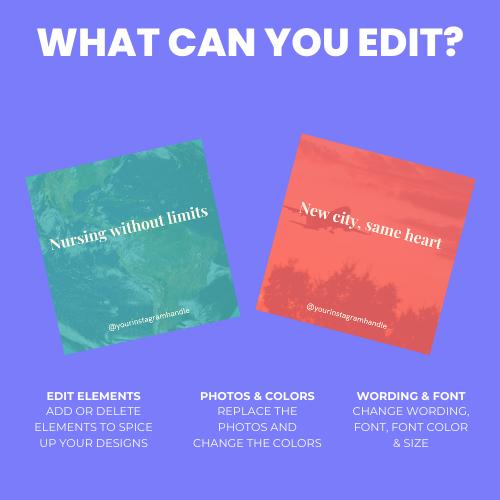 Travel Nurse Quotes: 100 Editable Canva Templates (Digital Download)