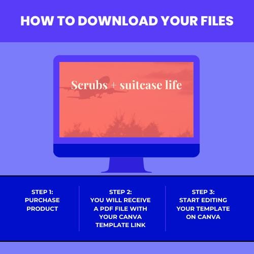 Travel Nurse Quotes: 100 Editable Canva Templates (Digital Download)