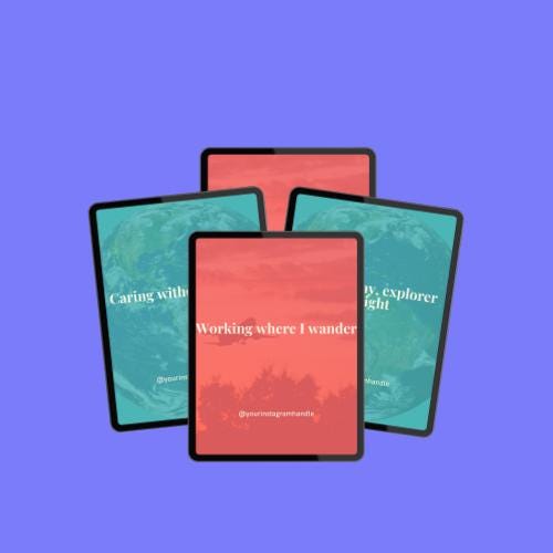 Travel Nurse Quotes: 100 Editable Canva Templates (Digital Download)