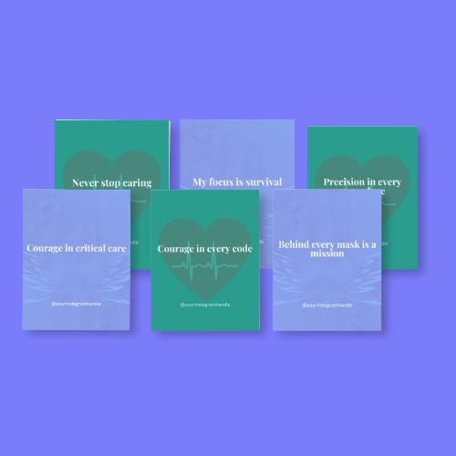 ICU Nurse Quote Templates: 100 Editable Canva Graphics (PDF Download)