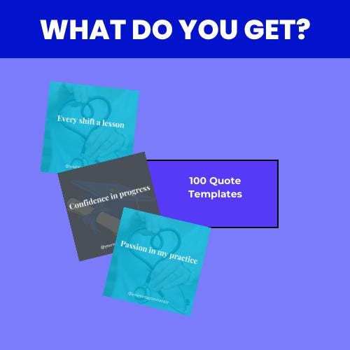 Nurse Graduation Quotes: 100 Editable Canva Templates (PDF Download