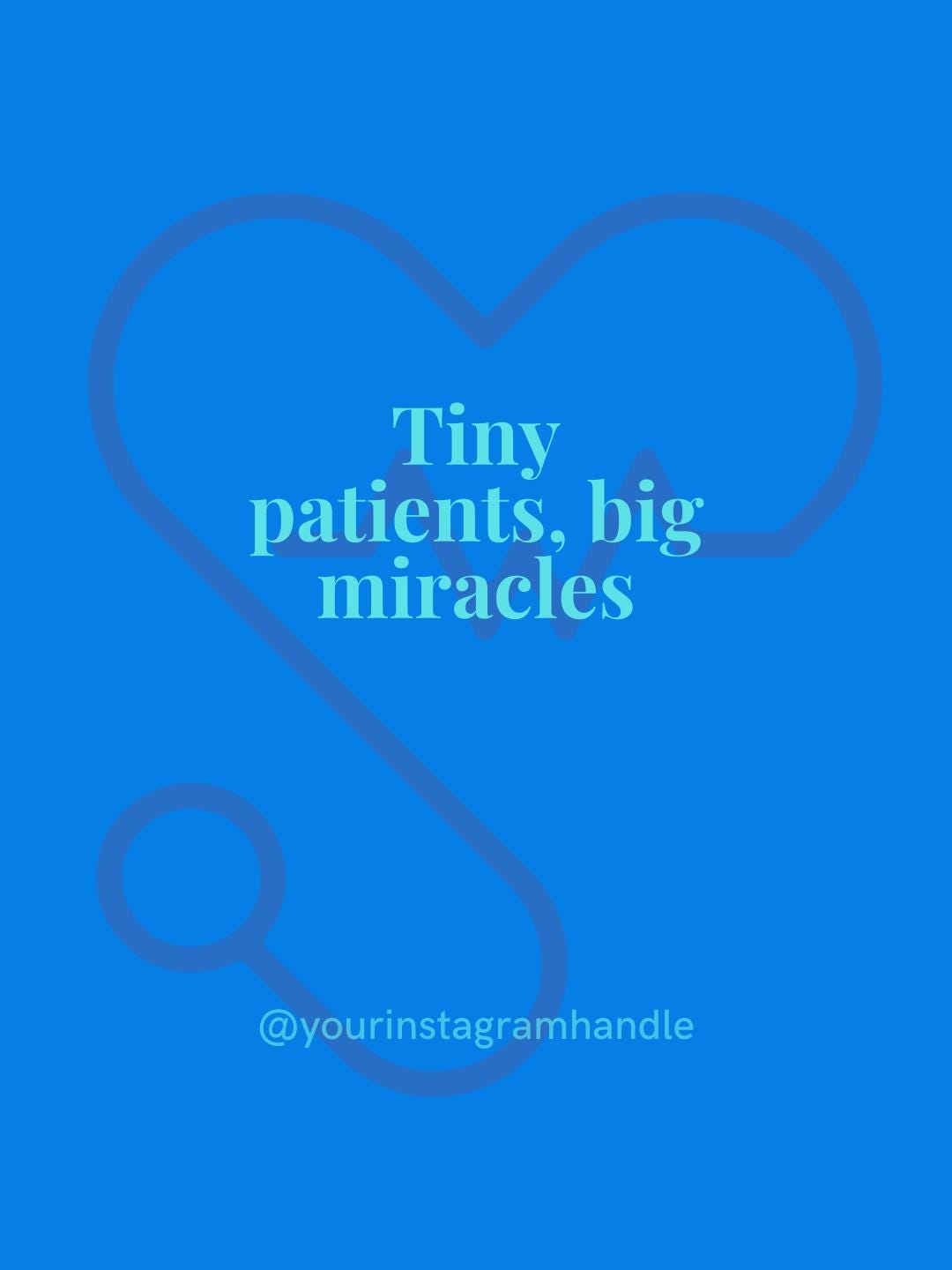 NICU Nurse Quote Templates: Inspirational Sayings for Social Media (Canva Editable PDF)