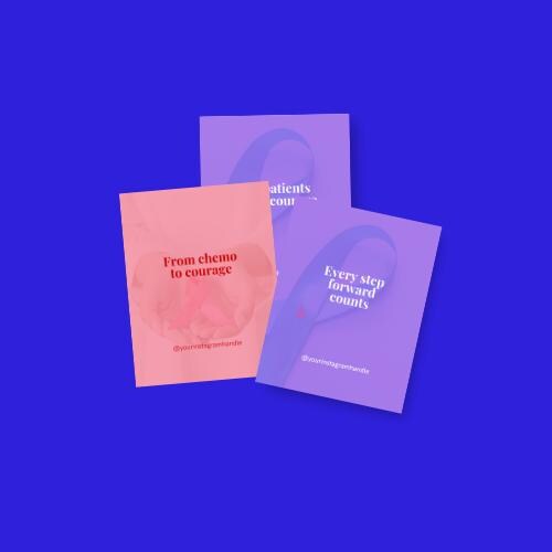 Oncology Nurse Quote Templates: Cancer Awareness Canva Designs (PDF Download)