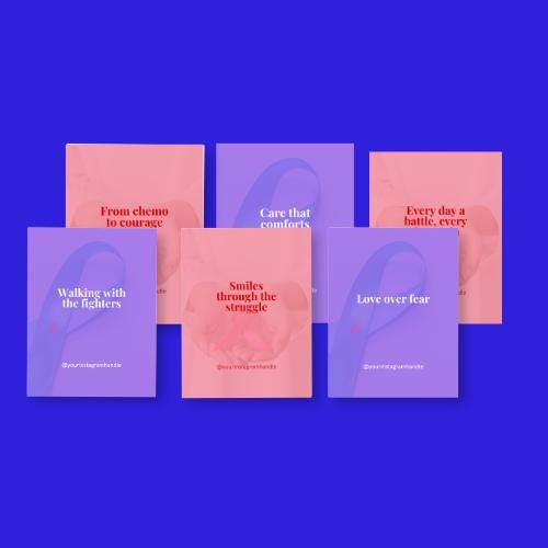 Oncology Nurse Quote Templates: Cancer Awareness Canva Designs (PDF Download)