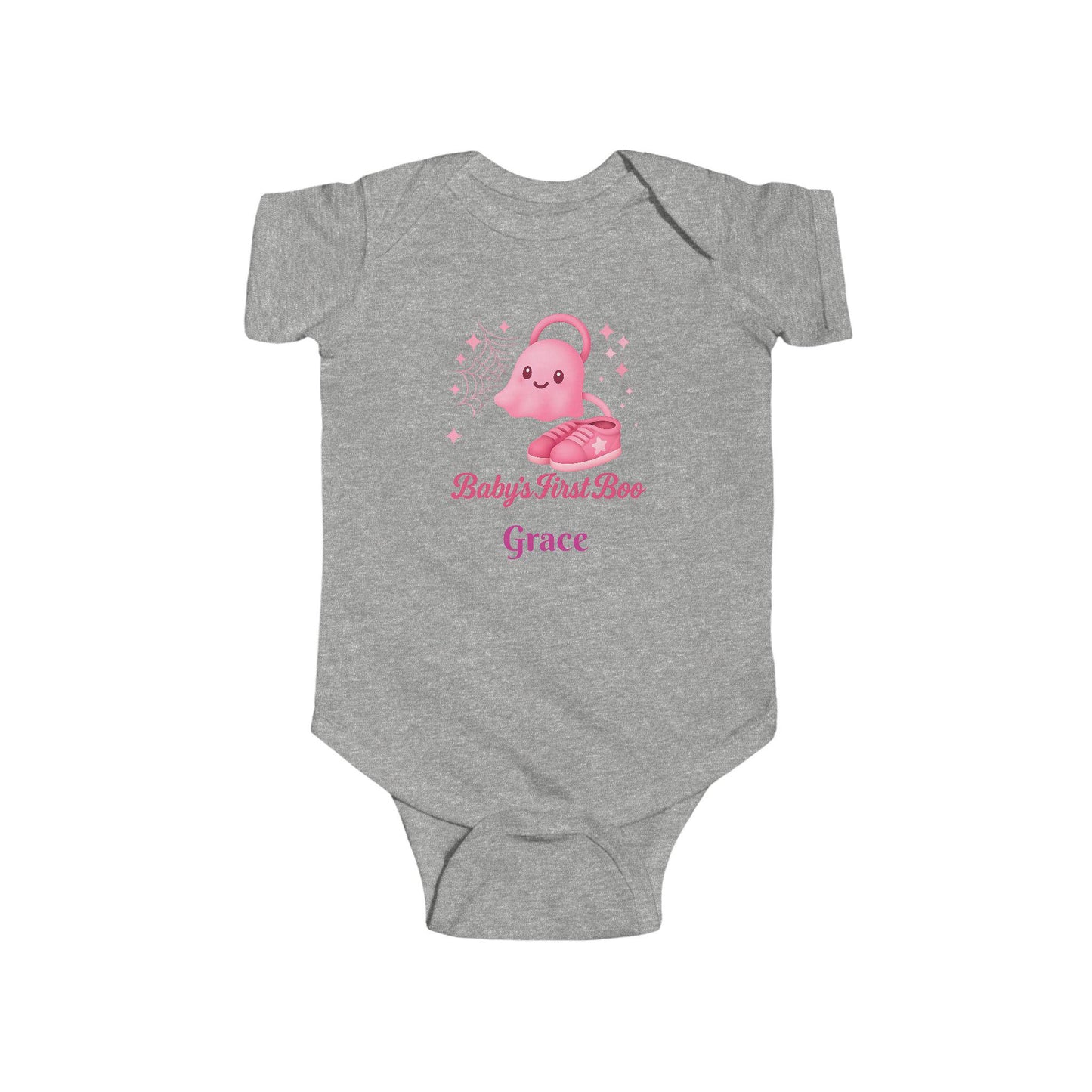 Baby's First Boo Bodysuit: Newborn Girl Halloween Outfit