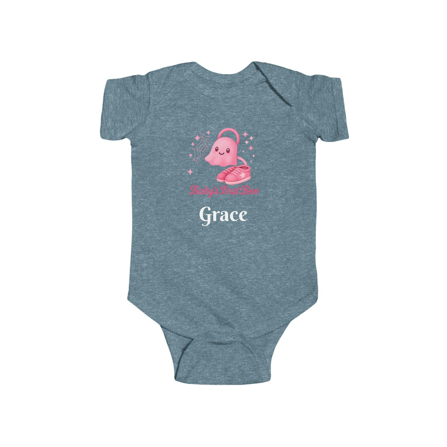 Baby's First Boo Bodysuit: Newborn Girl Halloween Outfit