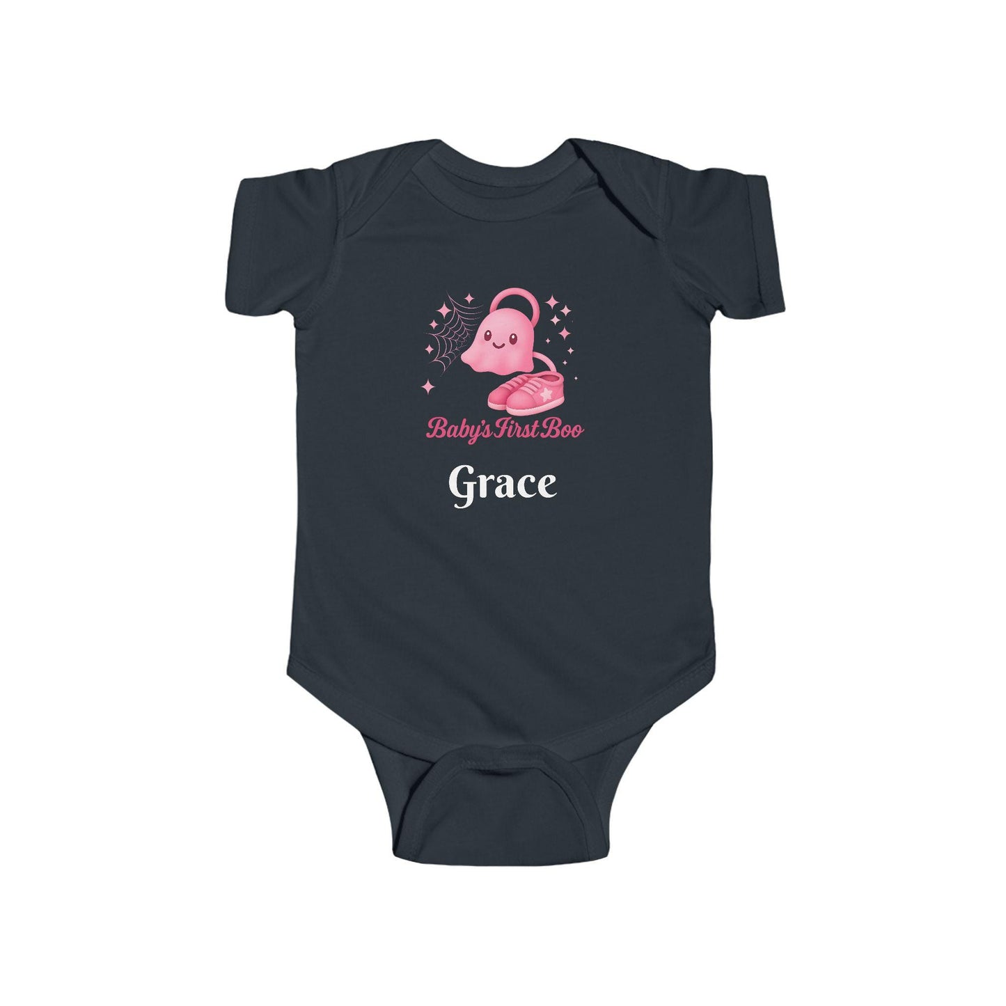 Baby's First Boo Bodysuit: Newborn Girl Halloween Outfit