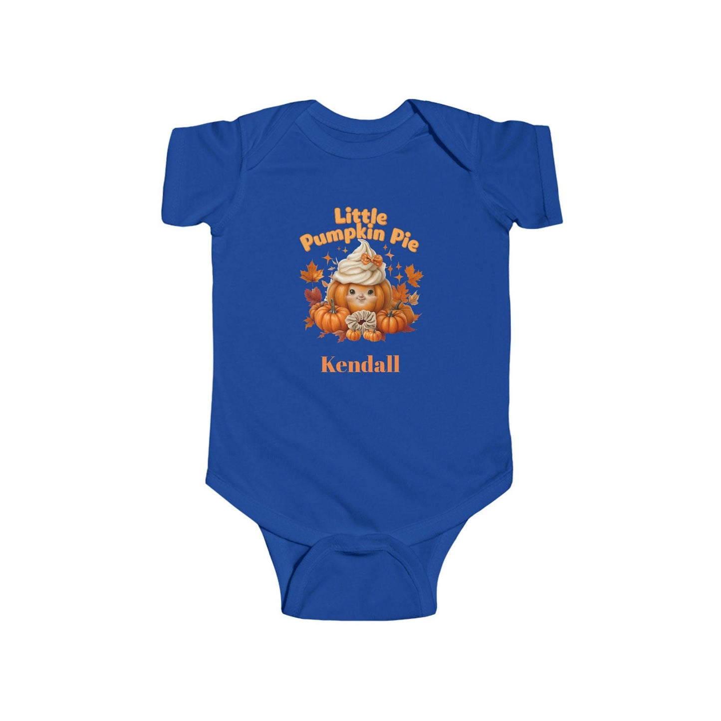 Cute Infant Bodysuit with 'Little Pumpkin' Design for Fall, Halloween Outfit, Baby Shower Gift, Toddler Apparel, Personalized Baby Clothes