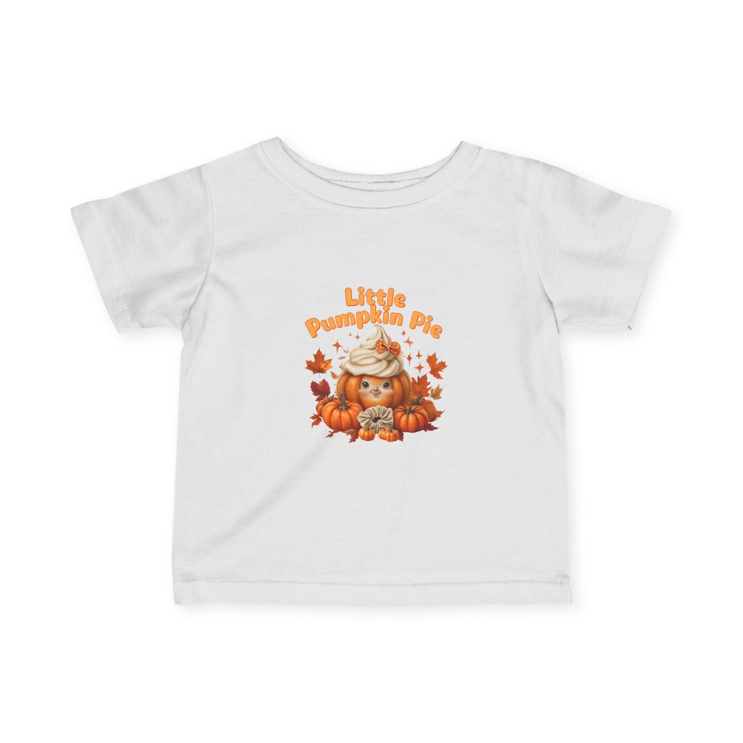Adorable Infant Tee for Fall Celebrations Cute Baby T-Shirt, Halloween Outfit, Little Pumpkin Pie Shirt, Seasonal Clothes