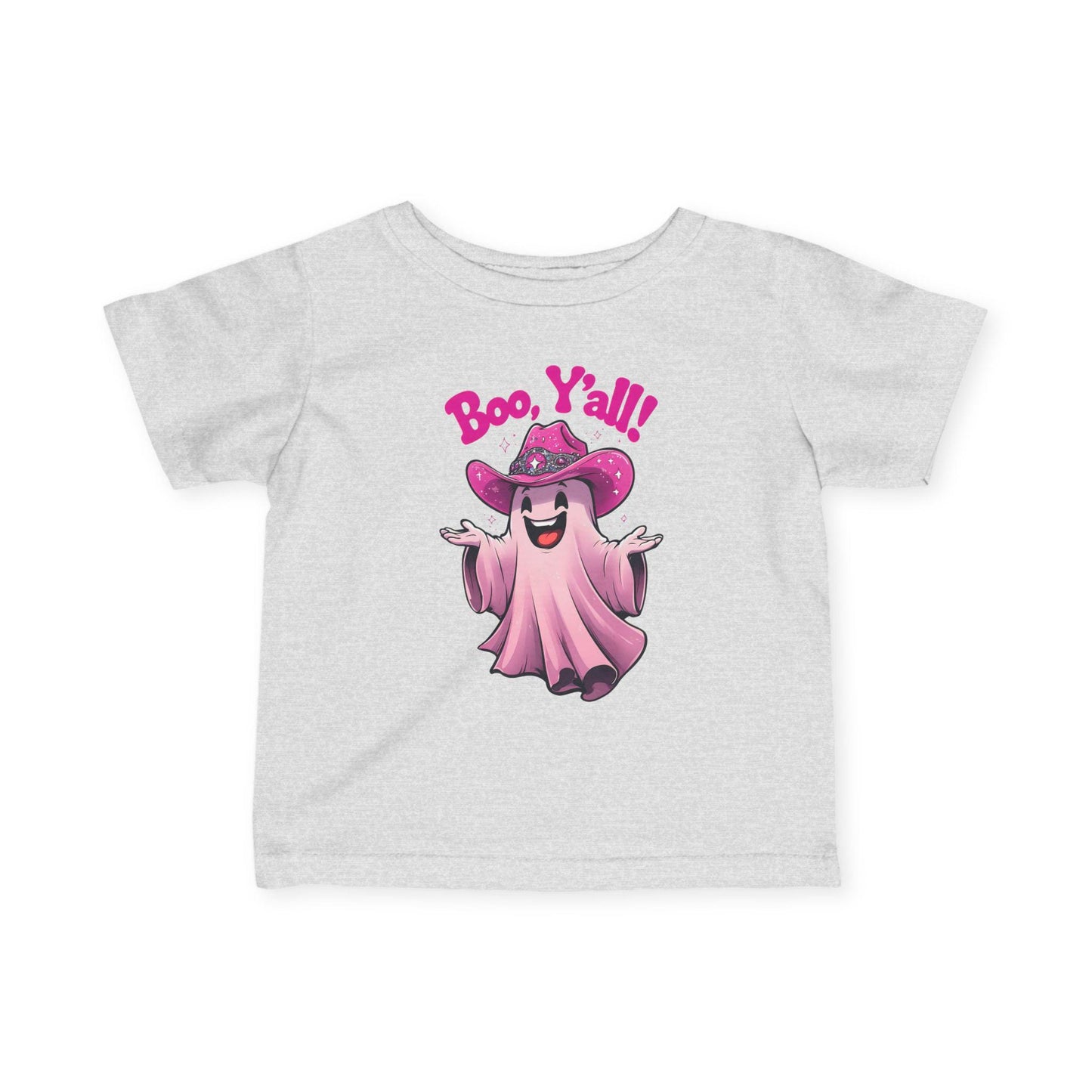Boo Y'all Infant Tee, Cute Halloween Shirt, Toddler Ghost Top, Baby Ghoul Outfit, Kids Halloween Apparel, Spooky Birthday Gift