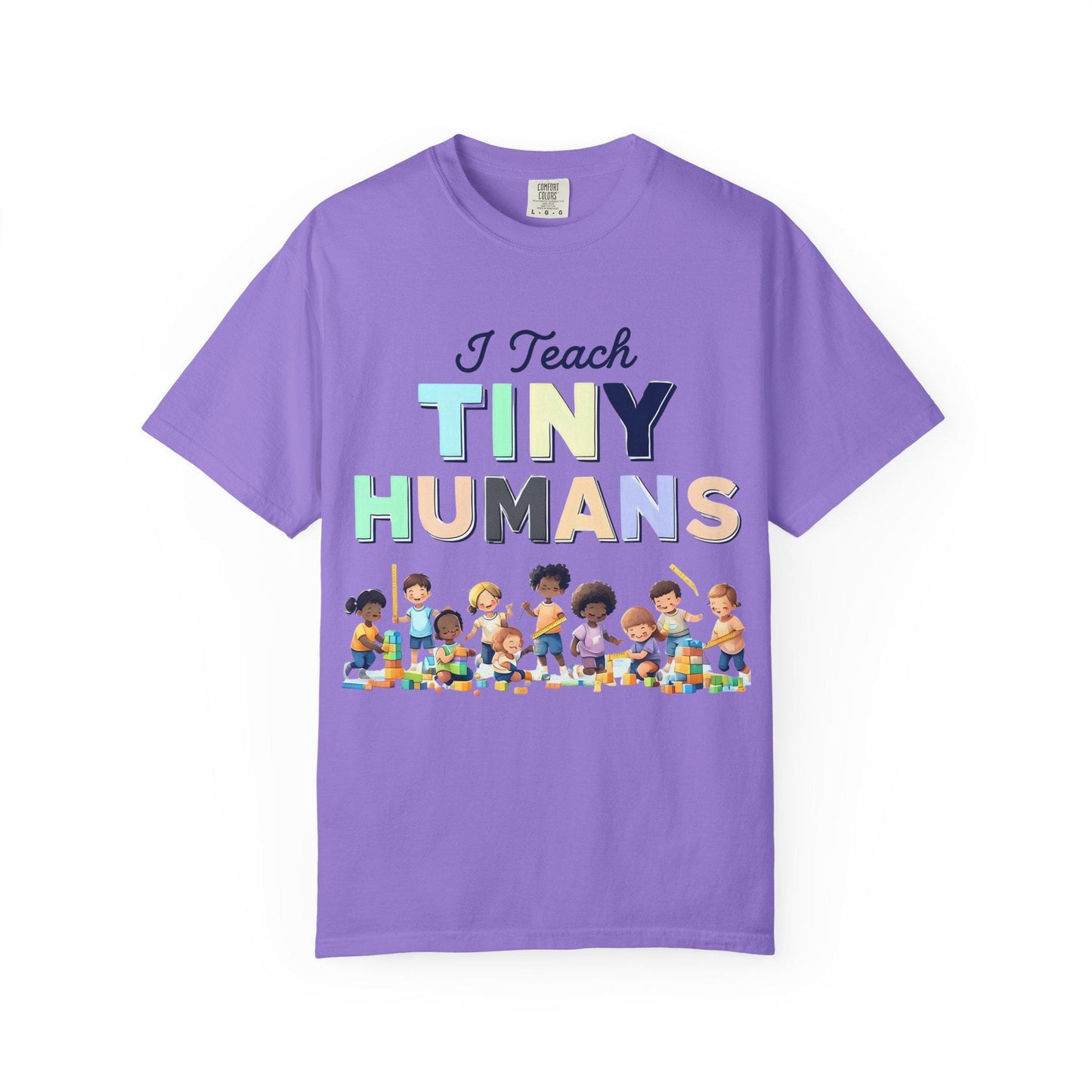 I Teach Tiny Humans T-Shirt: Unisex Teacher Back-to-School Tee