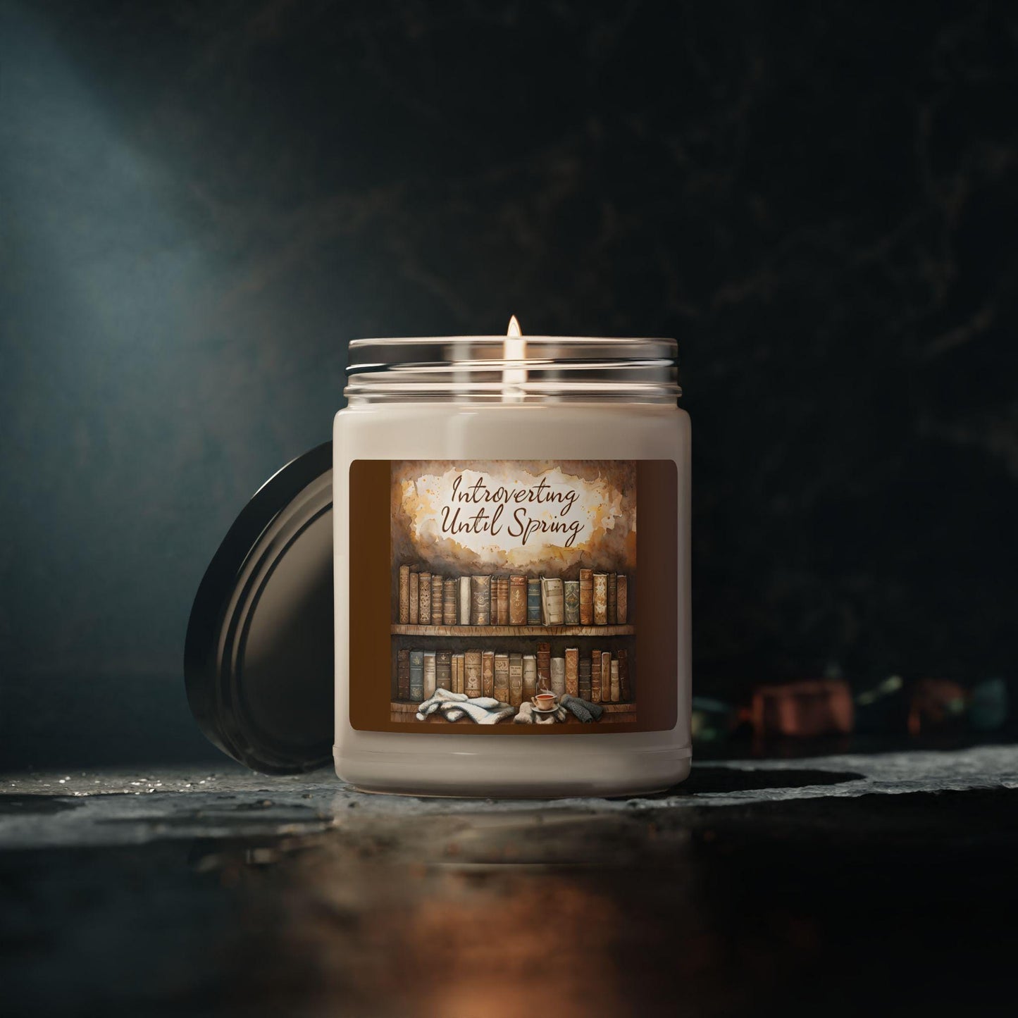 Book Lover's Soy Candle: Cozy Aromatherapy, Fall Decor