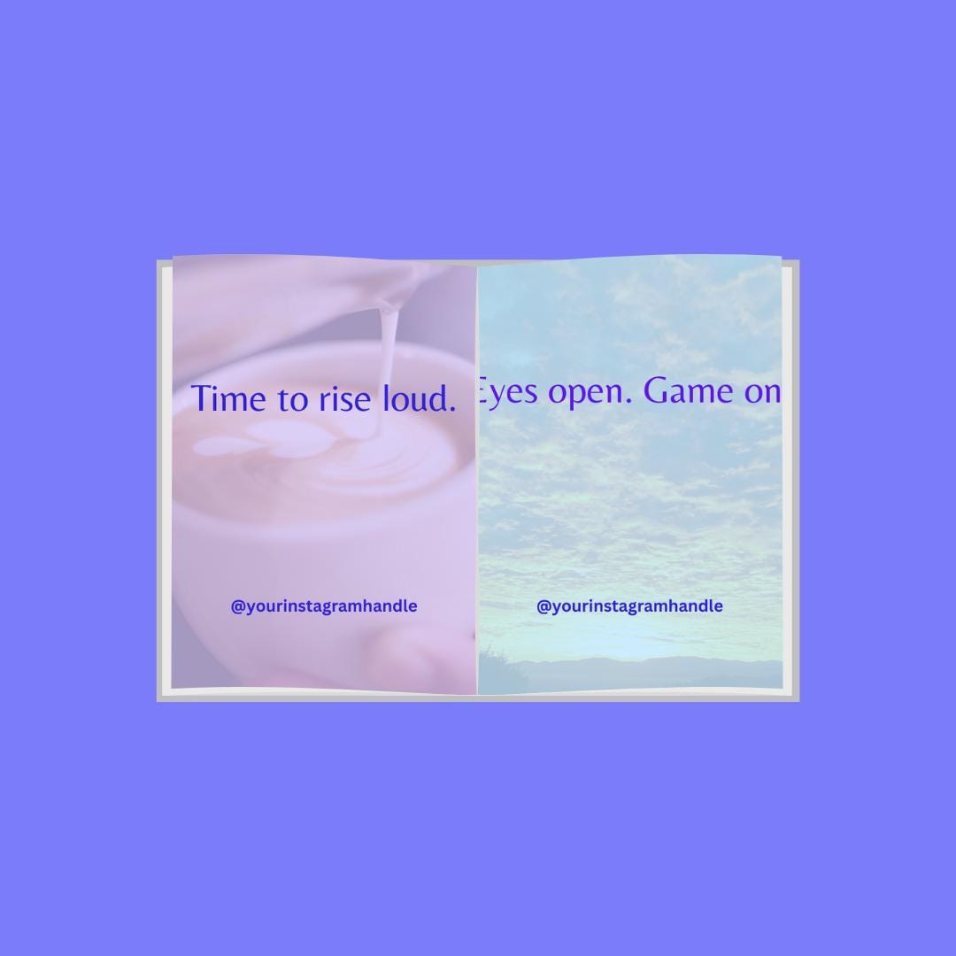 100 Morning Motivation Canva Templates | Sunrise Quote Bundle Editable