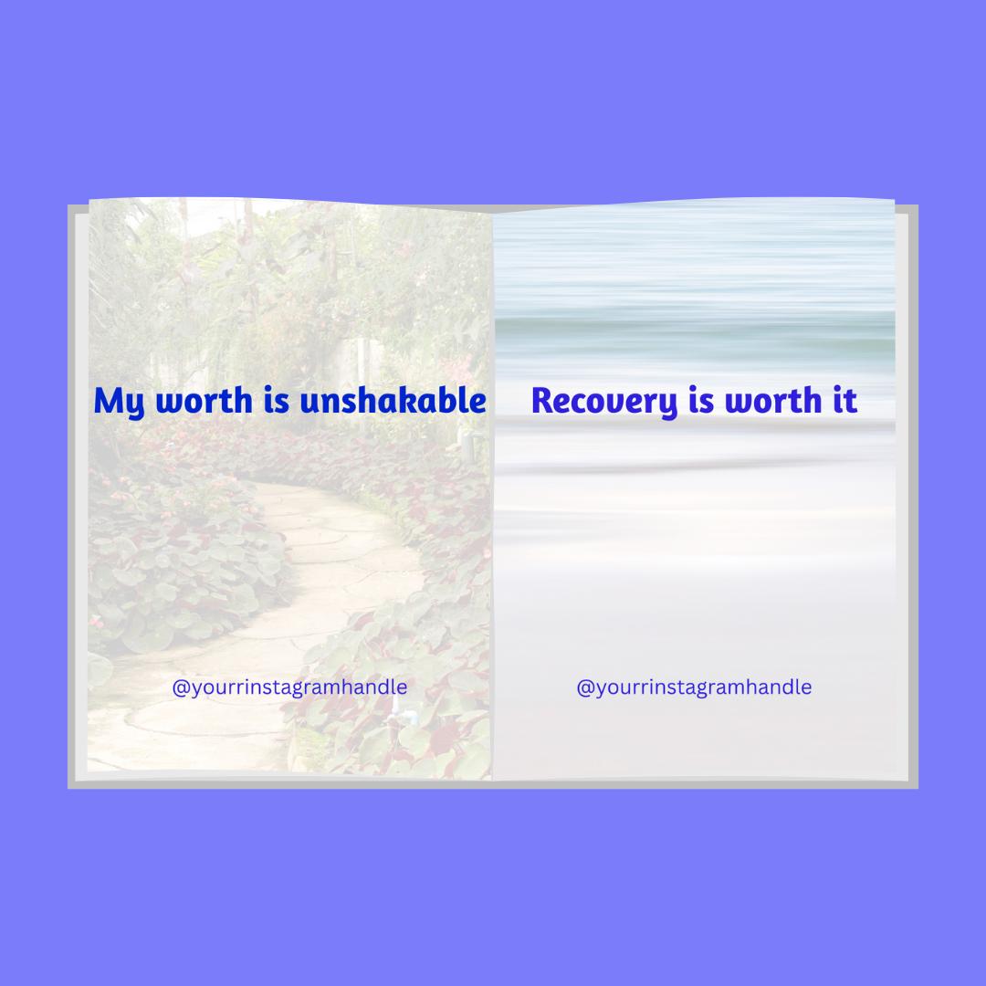 100 Sobriety & Recovery Canva Templates | Addiction Affirmation Quotes, Healing Quotes,