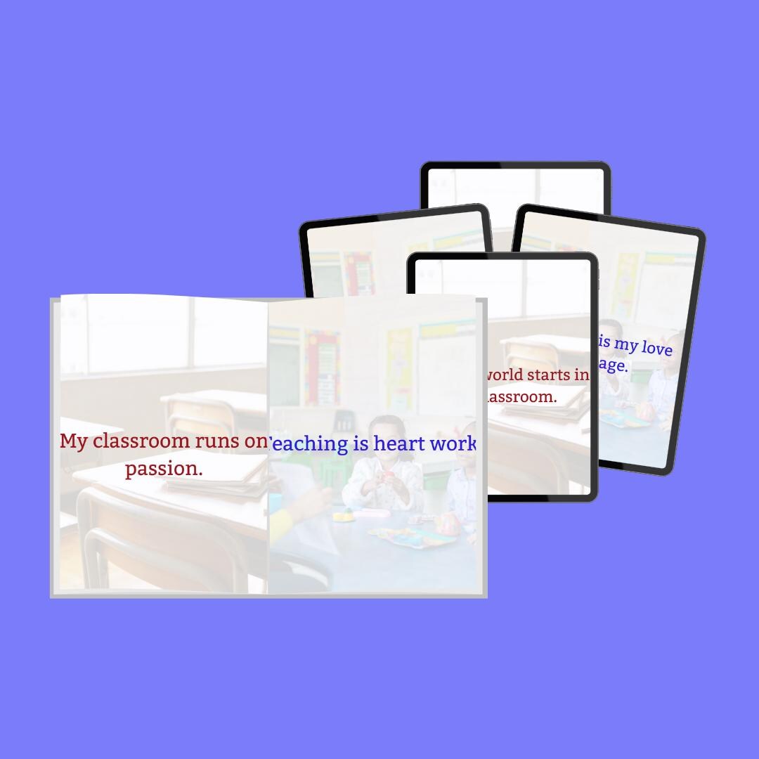 Teacher Inspiration Quotes: 100 Editable Canva Templates (Digital Download)