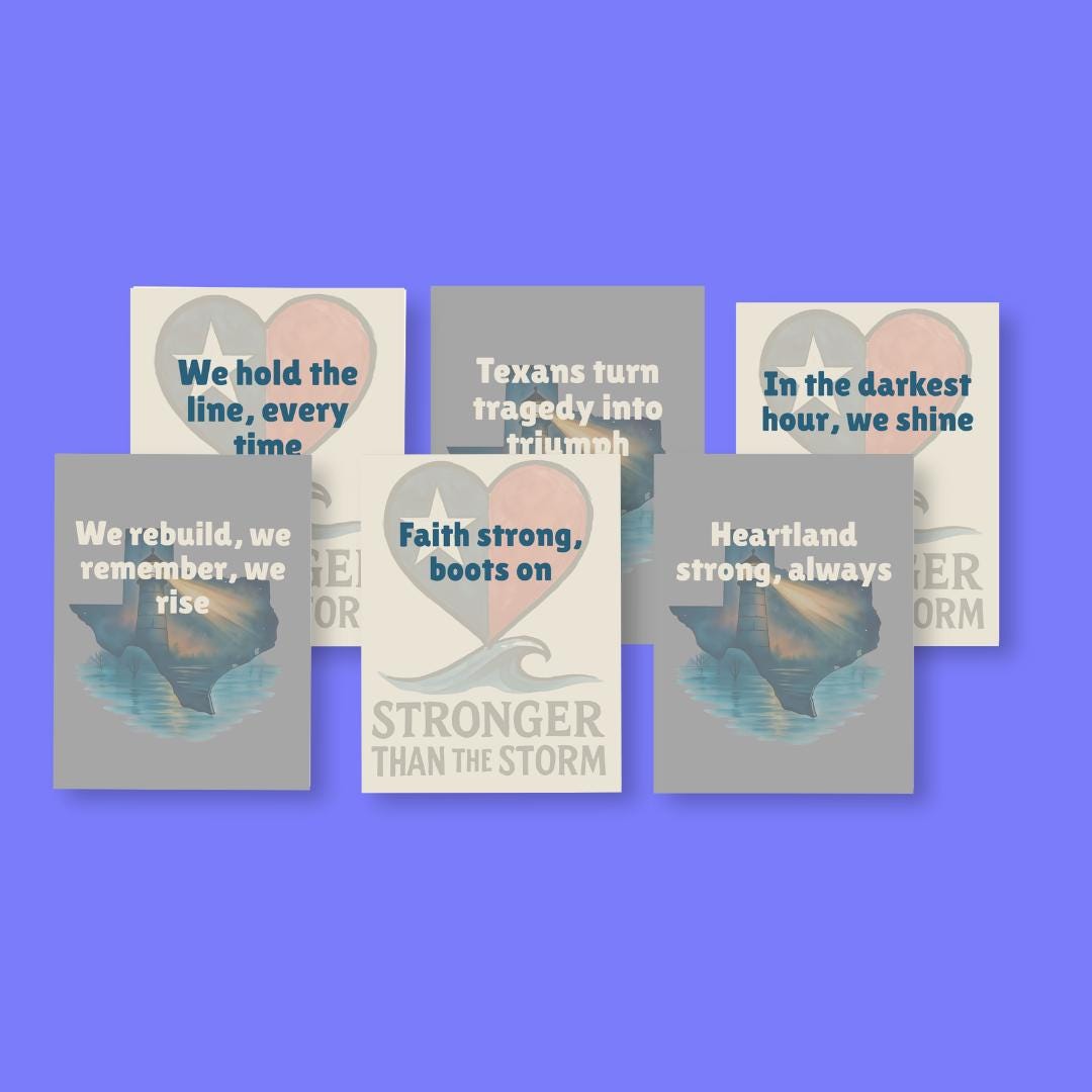 Texas Strong Quotes: Editable Canva Templates for Phone Wallpaper (Digital Download PNGs)