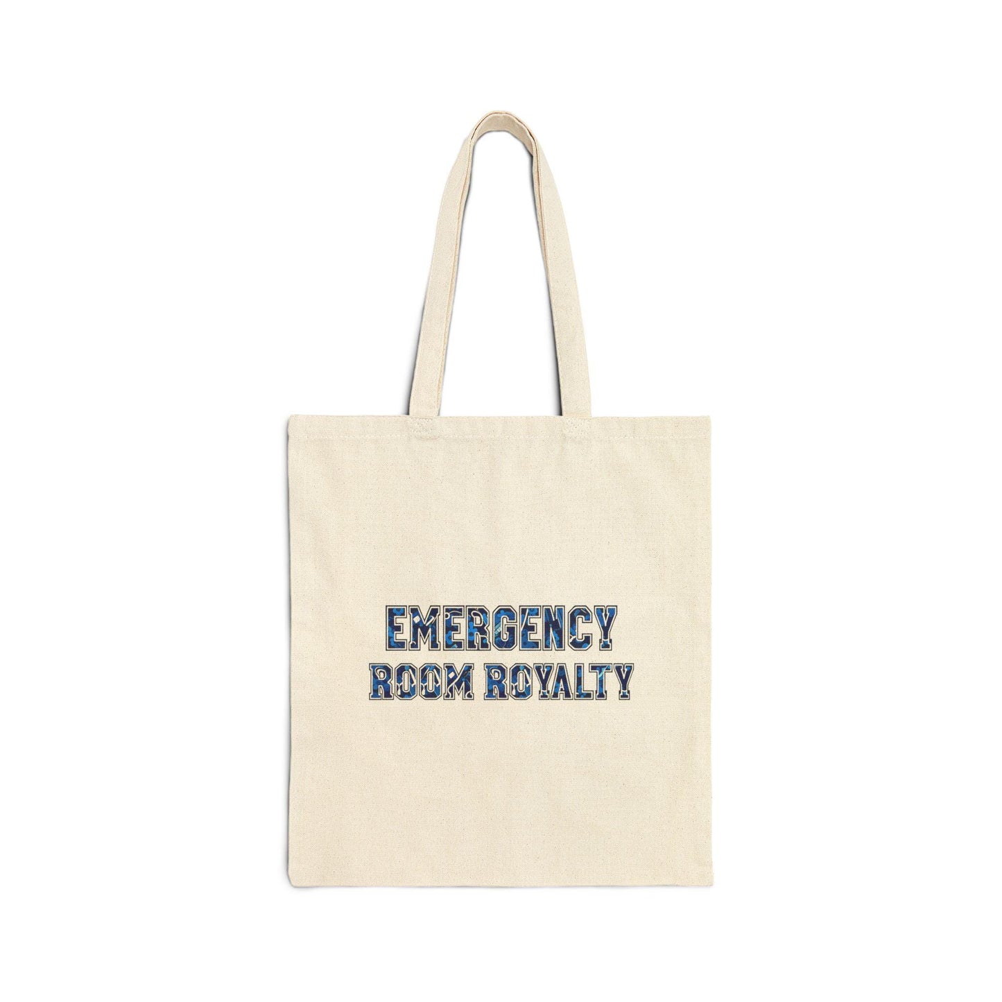 Emergency Room Royalty Cotton Canvas Tote Bag: Nurse, Medical Student Gift