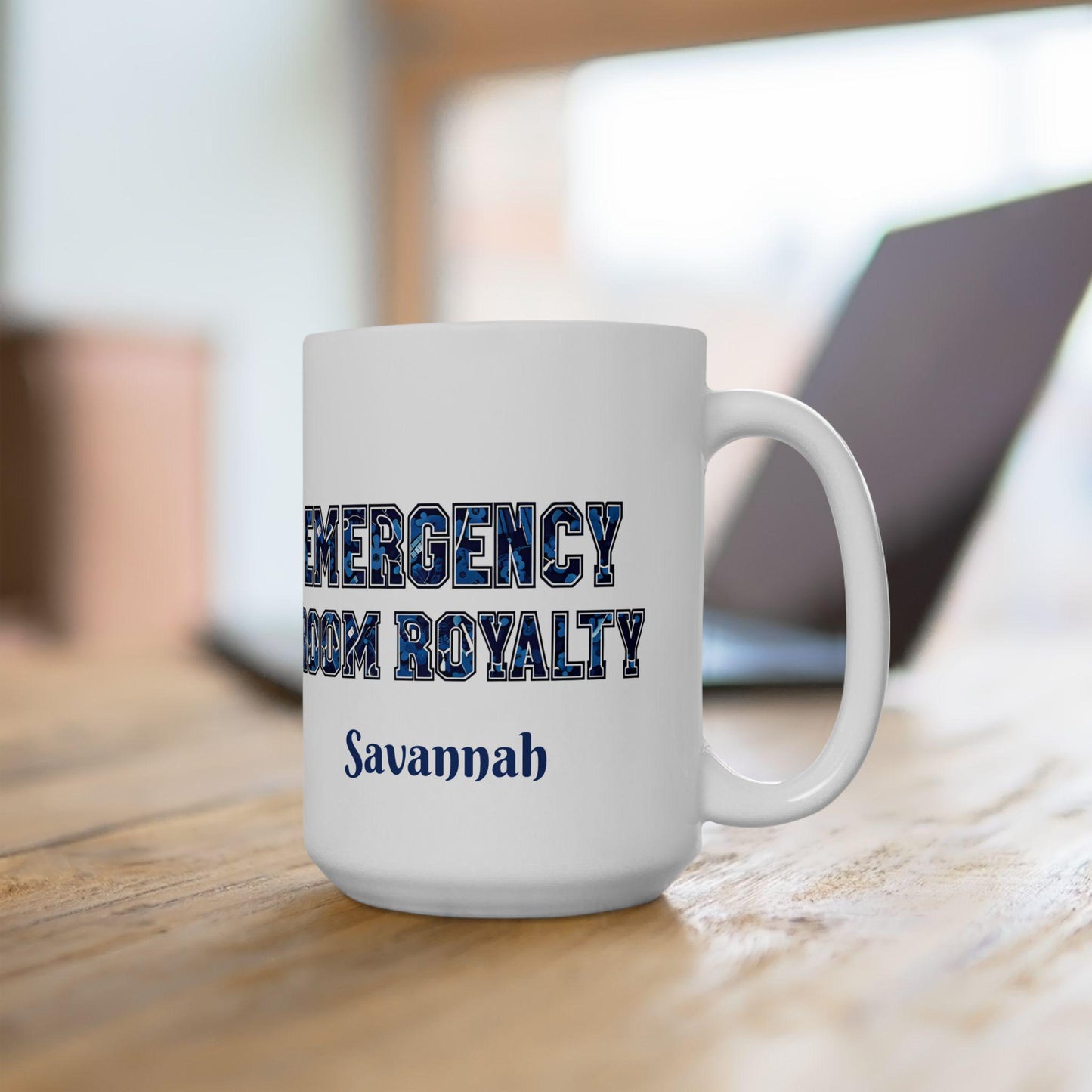 Emergency Room Royalty Ceramic Mug: Gift for Nurses & Medical Staff