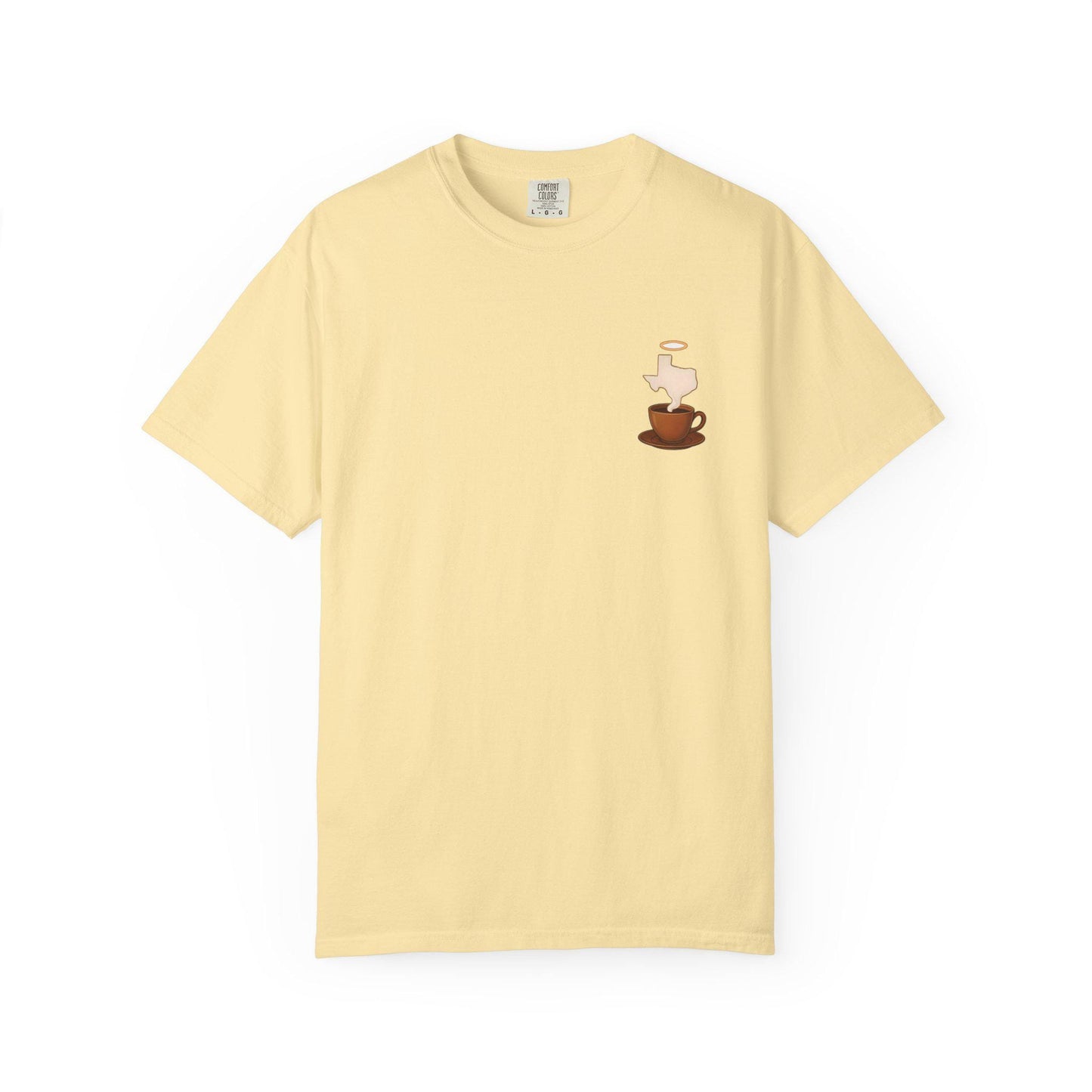 Blessings Brewed T-Shirt, Faith-Inspired Tee, Coffee Lover Gift, Texas Pride Apparel, Unisex Casual Wear