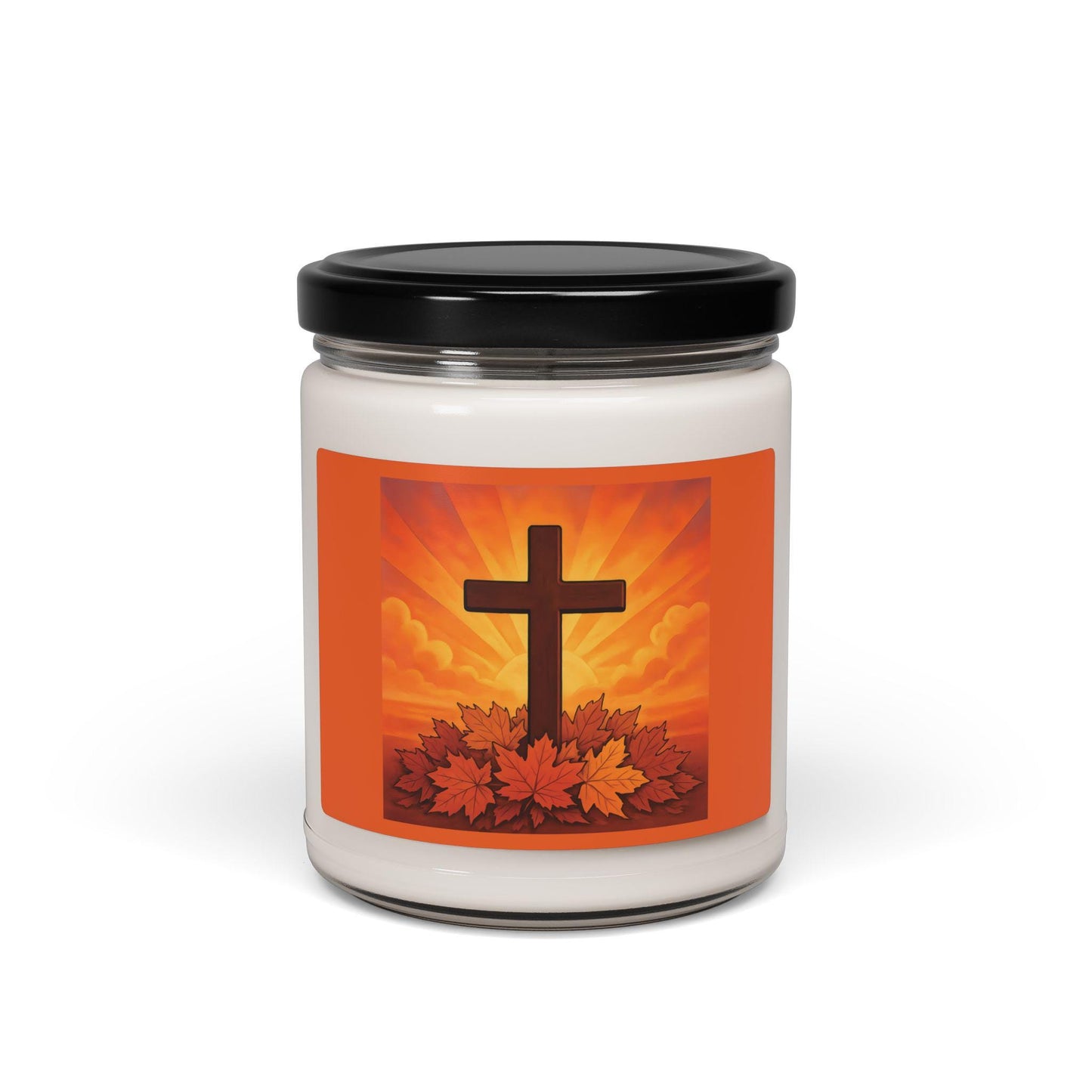 Inspirational Autumn Scented Soy Candle | Fall Decor, Christian Gifts, Thanksgiving Centerpiece, Home Fragrance