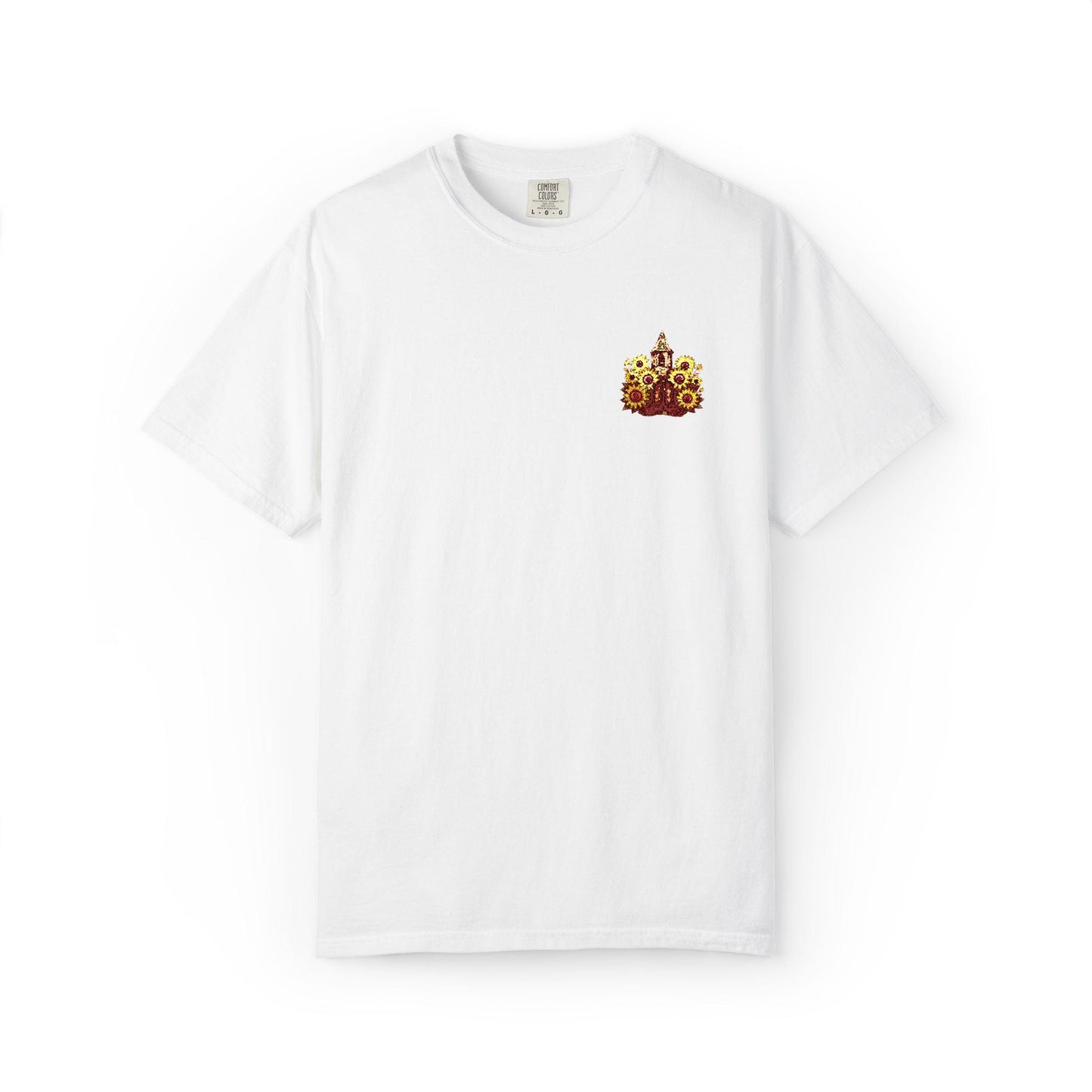 Embroidered Sunflower Texas T-Shirt: God is Good Southern Style