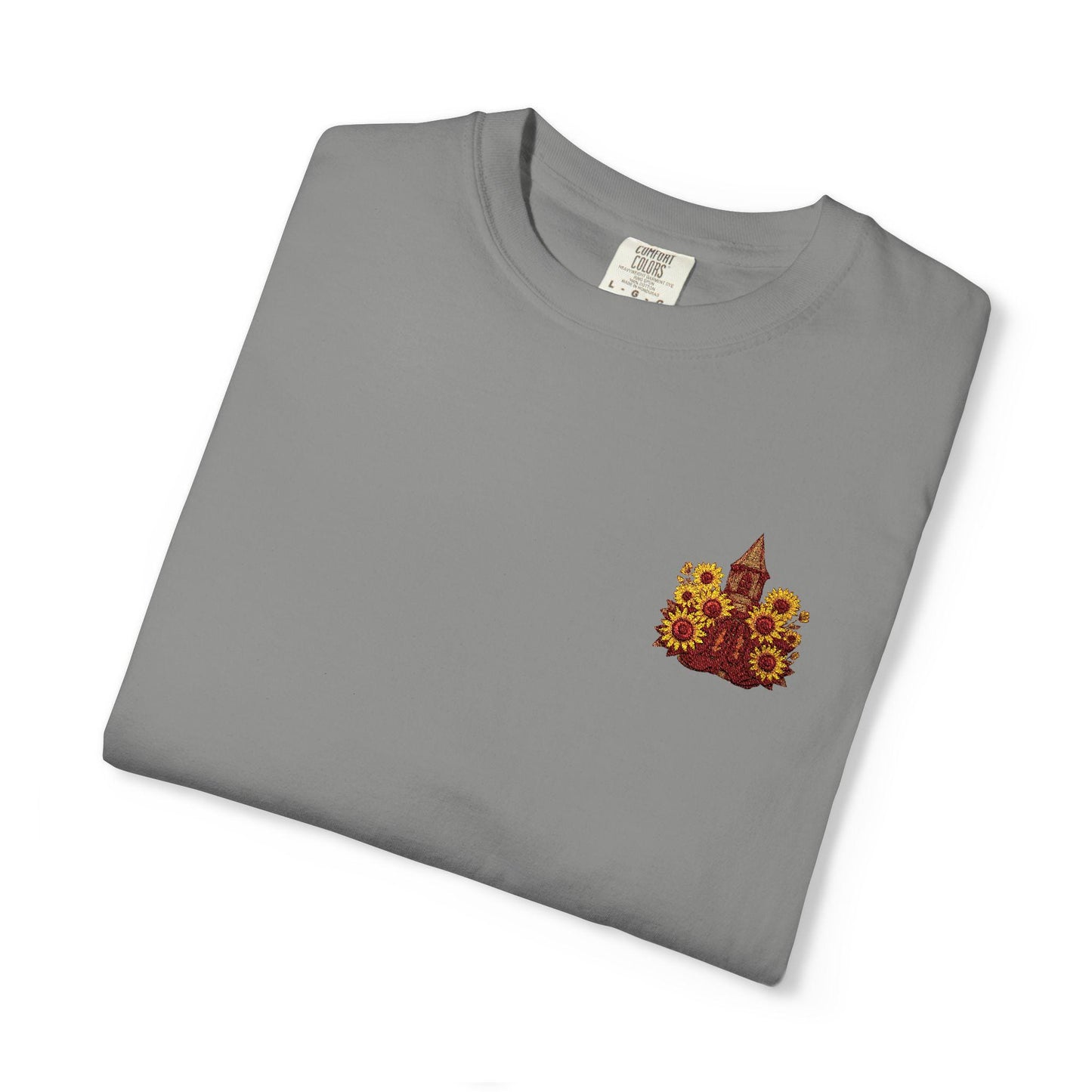 Embroidered Sunflower Texas T-Shirt: God is Good Southern Style