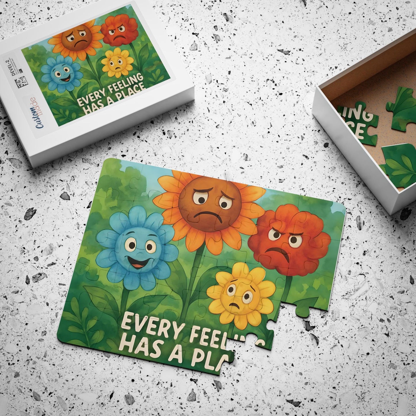Feelings Learning Puzzle: 30-Piece Kids Jigsaw for Ages 3+