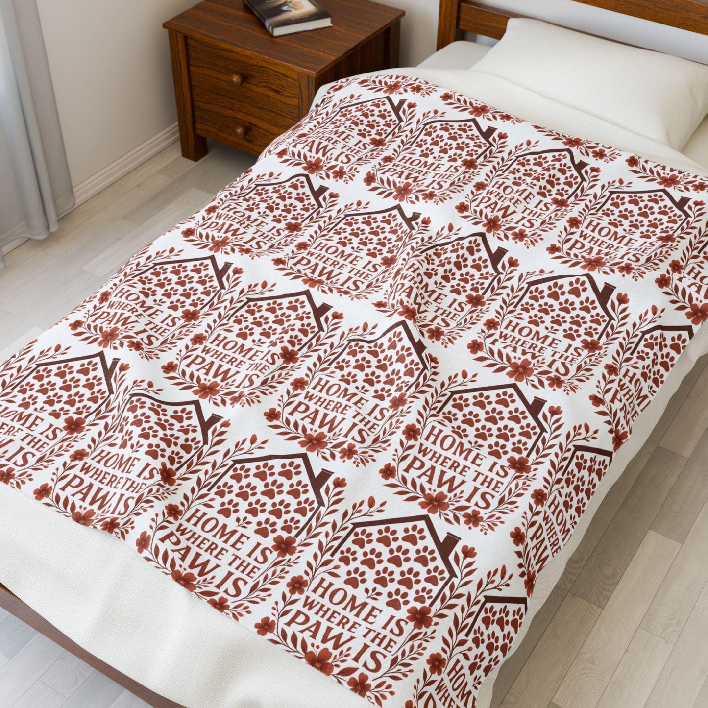Pet Lover Plush Blanket: Cozy Home Decor Throw