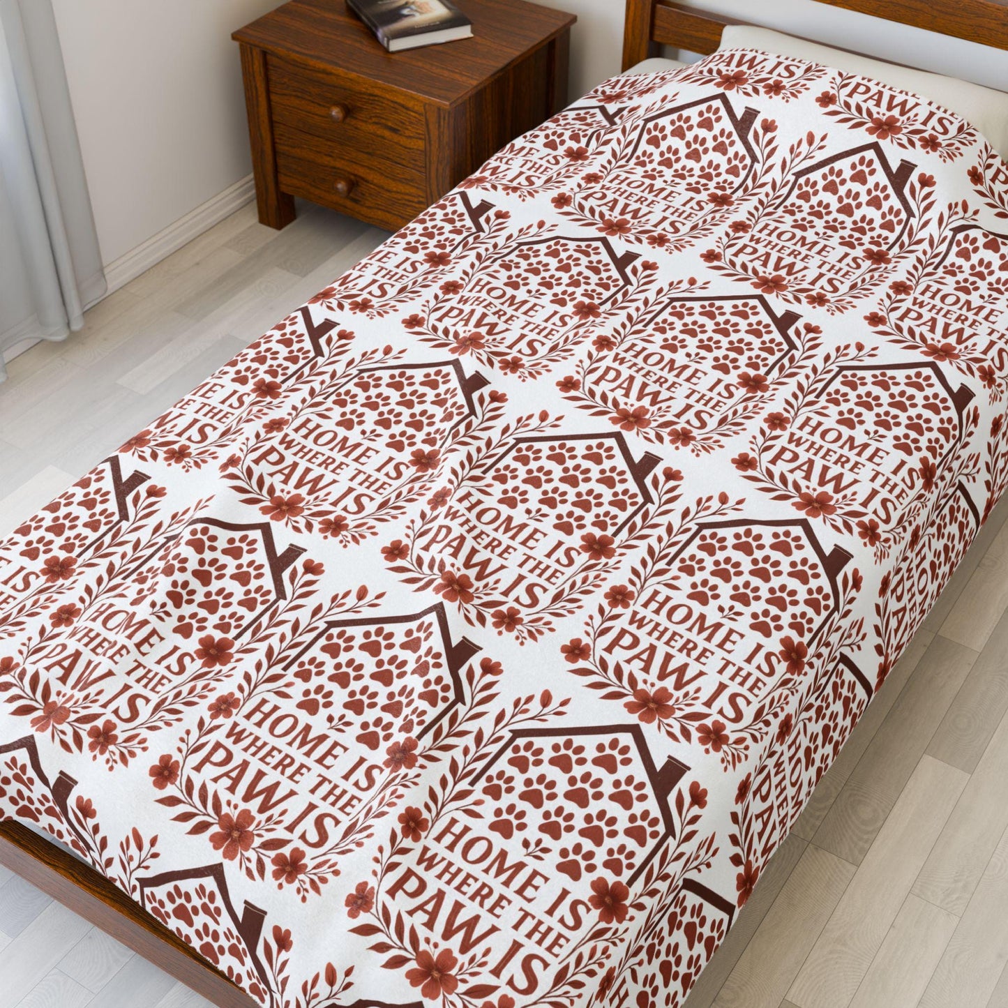 Pet Lover Plush Blanket: Cozy Home Decor Throw