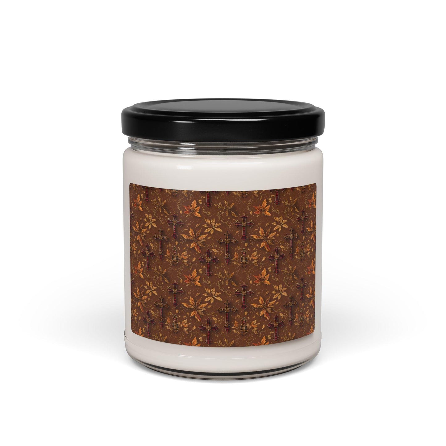 Warm Autumn Scented Soy Candle: Eco-Friendly Home Decor