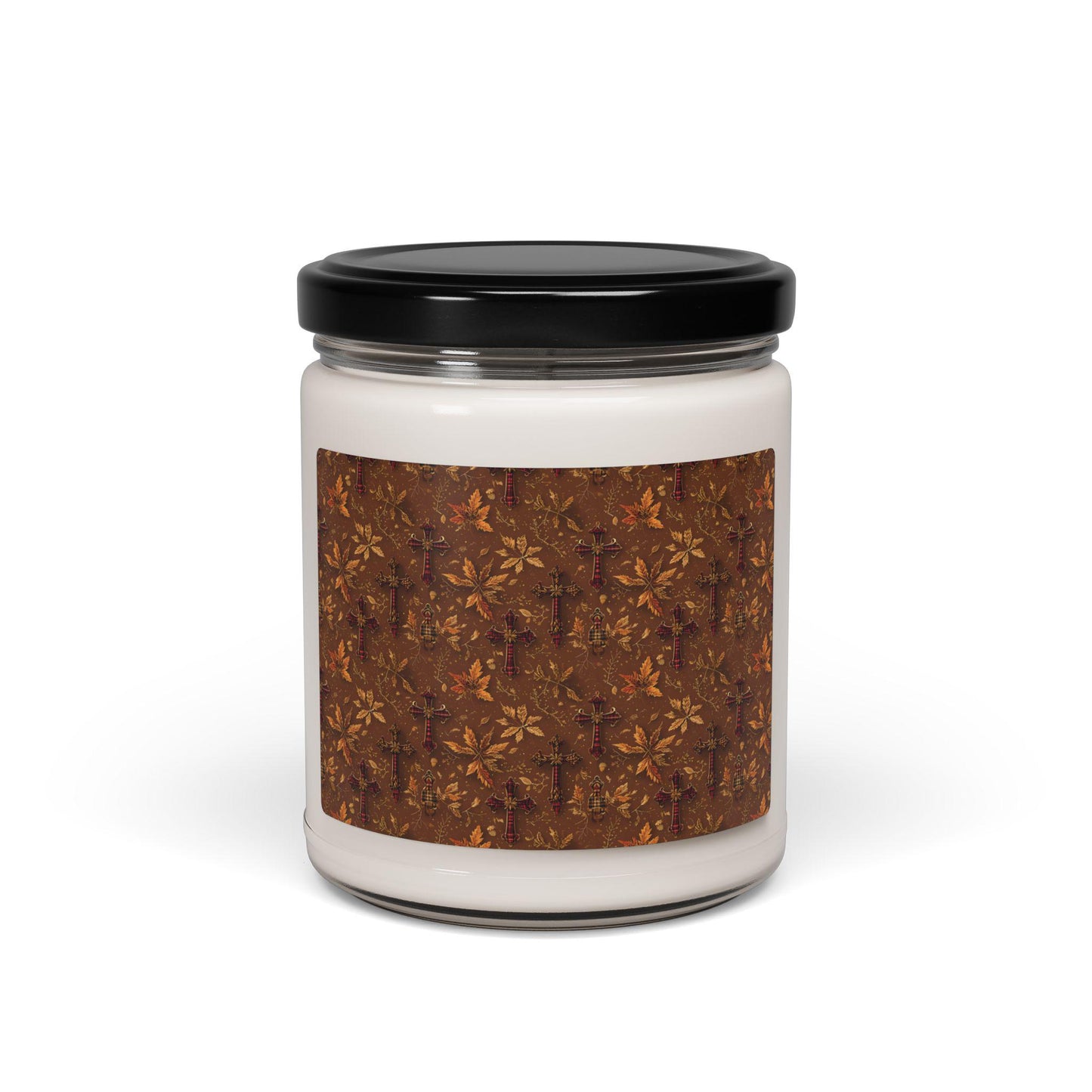 Warm Autumn Scented Soy Candle: Eco-Friendly Home Decor