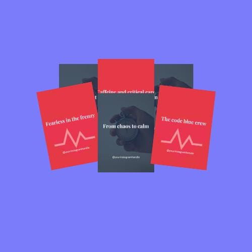 ER Nurse Quote Templates: 100 Motivational Sayings, Editable Canva PDF