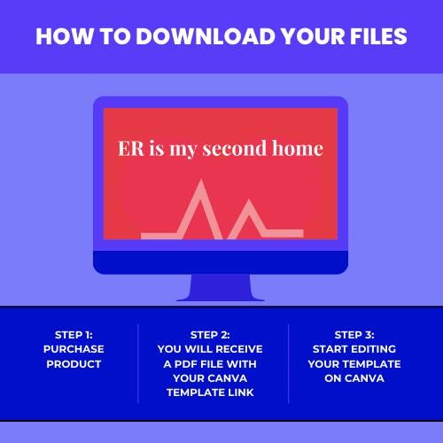 ER Nurse Quote Templates: 100 Motivational Sayings, Editable Canva PDF